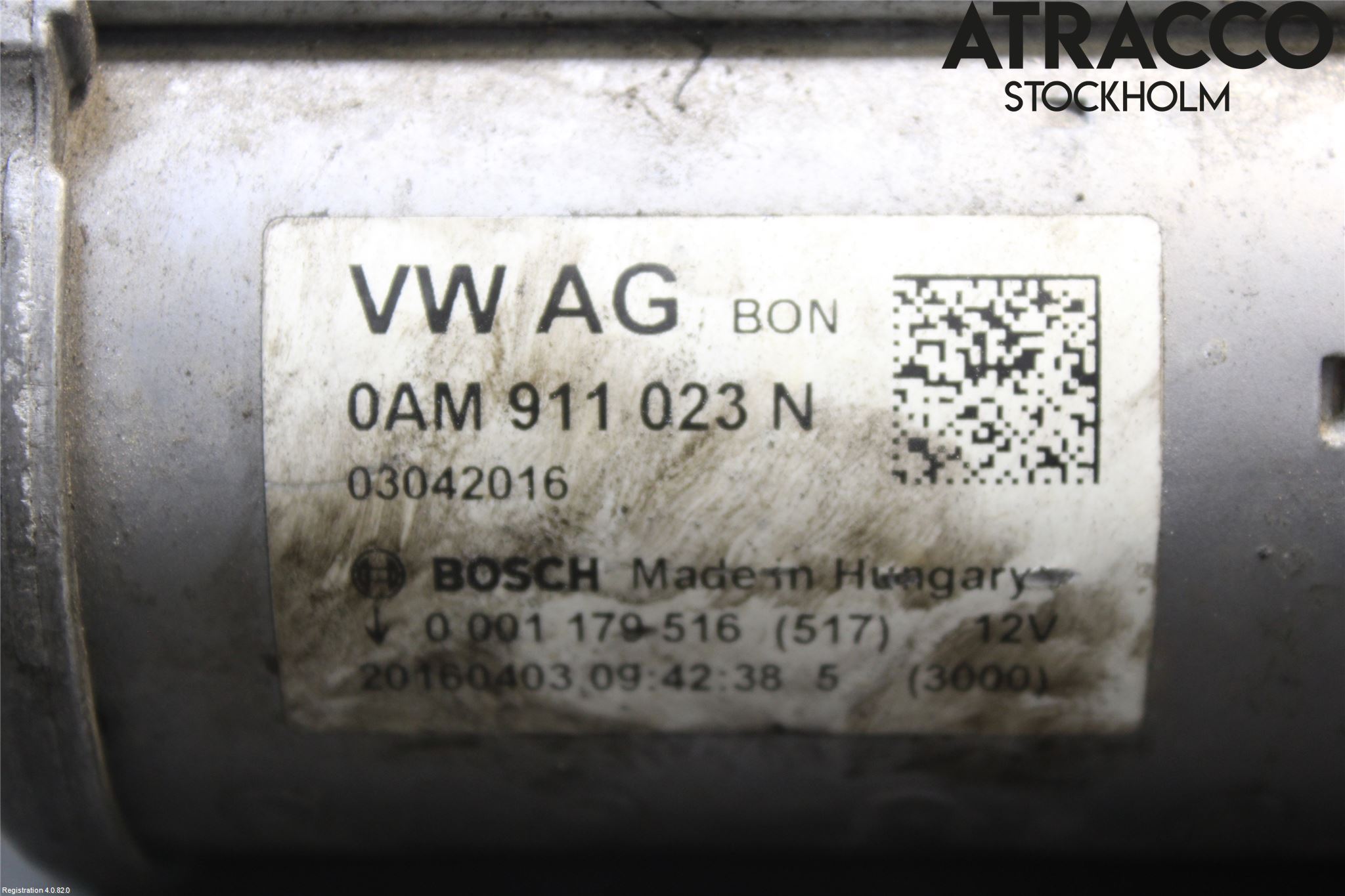 Volkswagen VW GOLF / E-GOLF VII 13-20 Startmotor