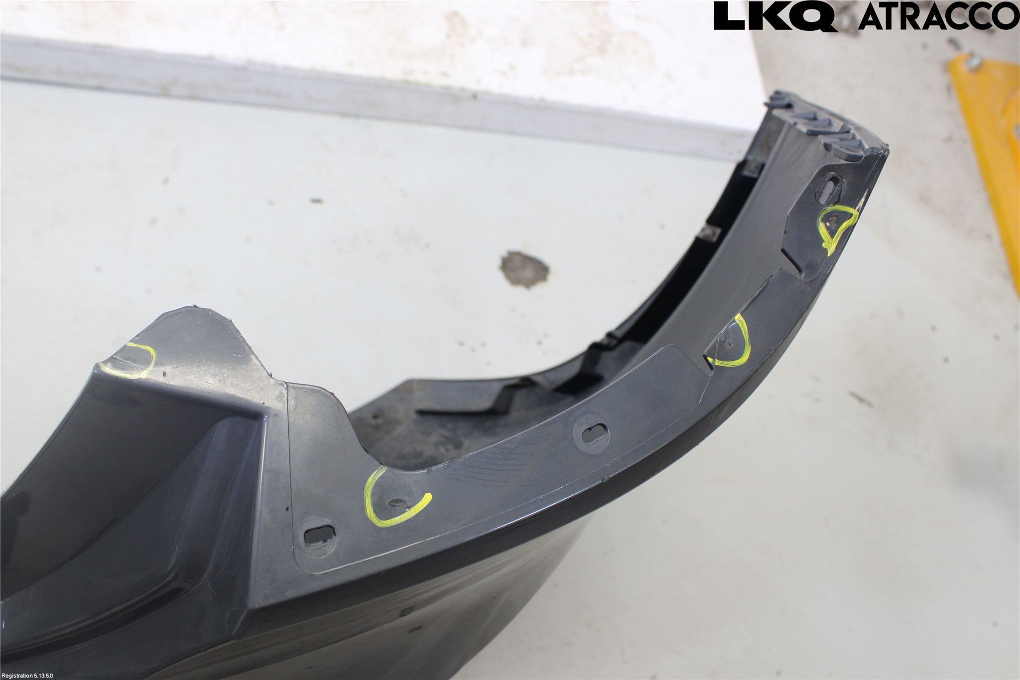 Seat LEON 06-12 Støtfanger Bak Overtrekk