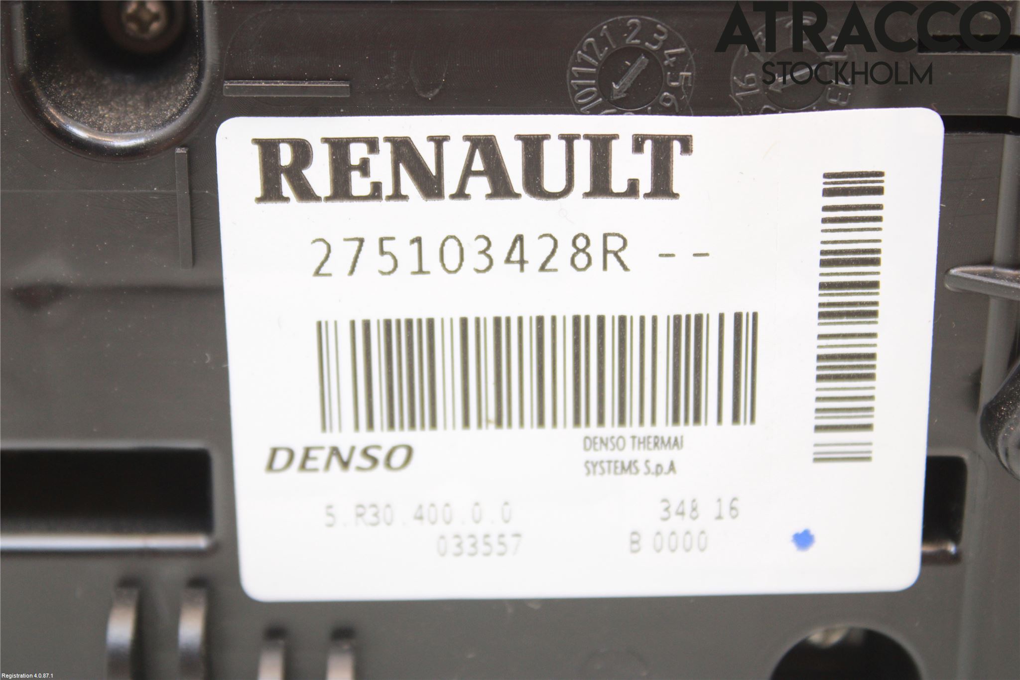Mercedes-Benz MB CITAN (W415) 13-21 Varme Ac Betjening-Display
