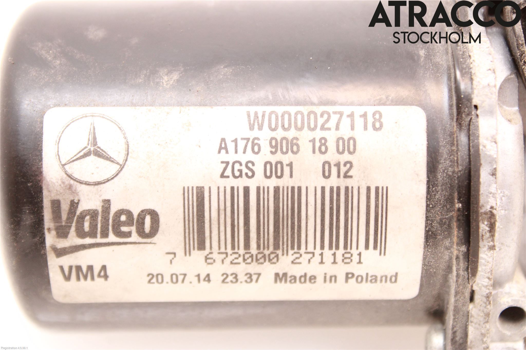 Mercedes-Benz MB CLA-KLASS (C117/X117) 13-19 Viskermotor Frontrute