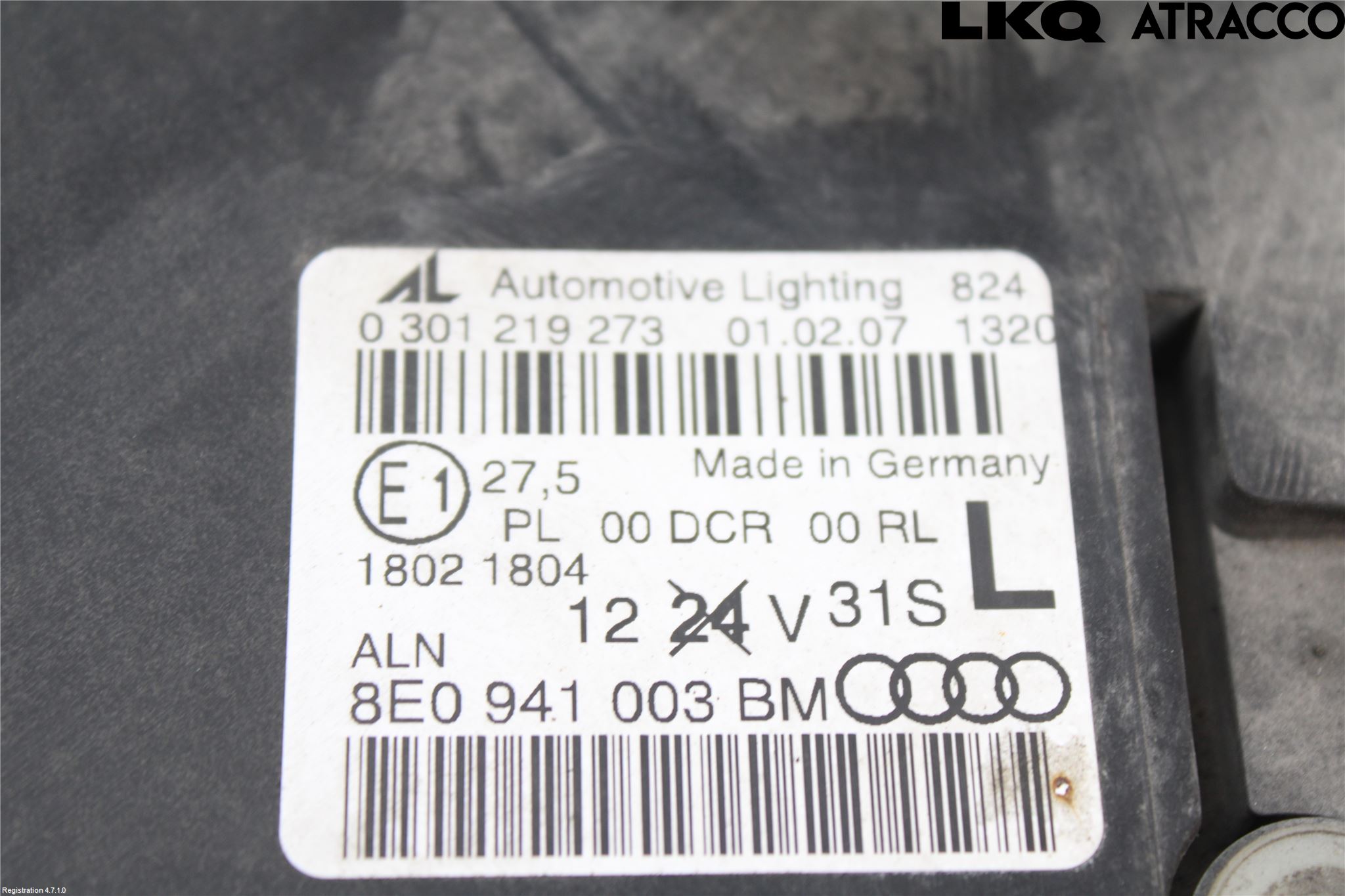 Audi A4/S4 05-07 Frontlykt Venstre