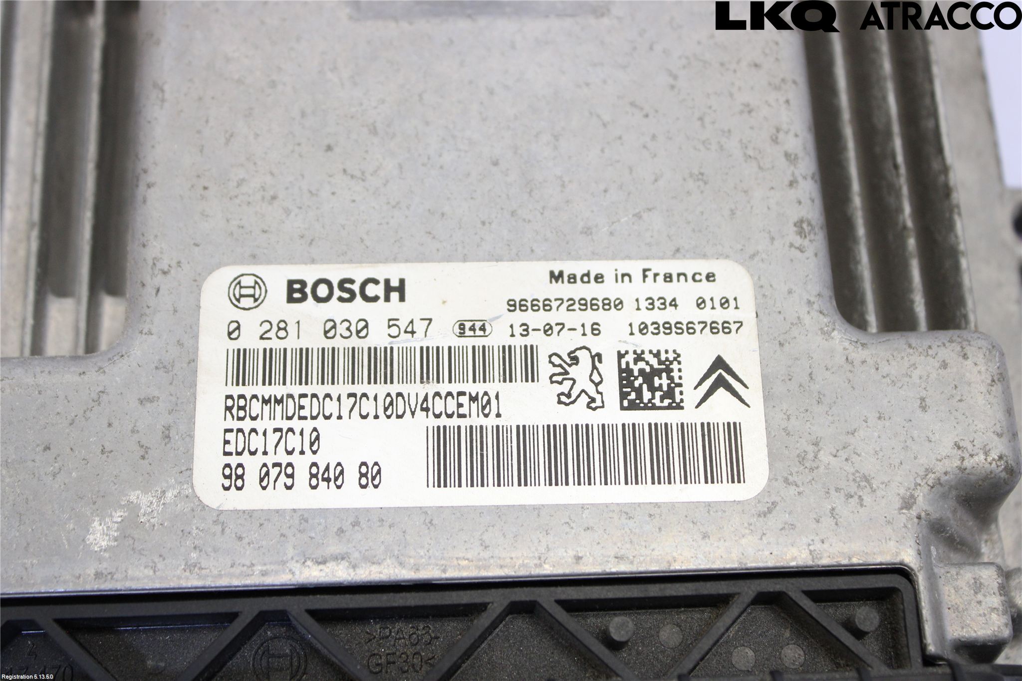 Citroen C3 10-17 Styreenhet Dieselpumpe