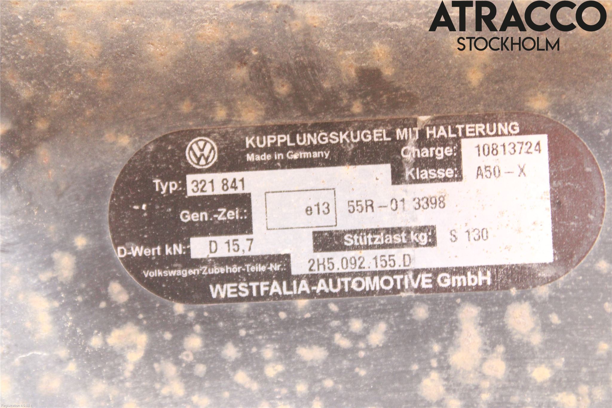 Volkswagen VW AMAROK 2H 10-22 Tilhengerfeste