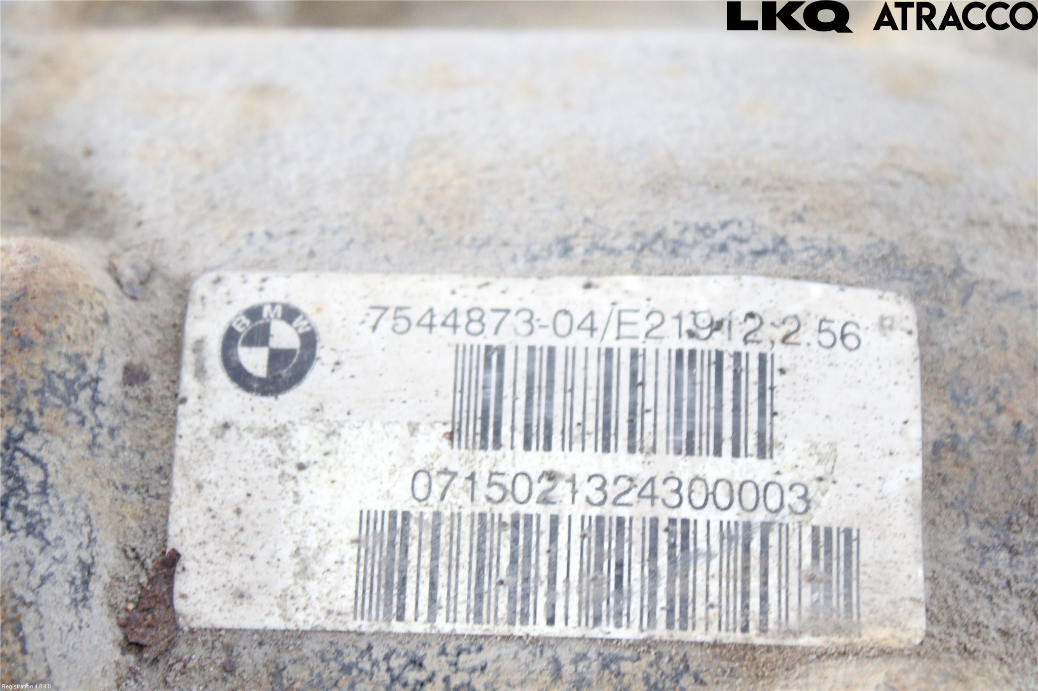 BMW 3 F30/F31/F80 12-19 Bakaksel Kardang Bak -Diff