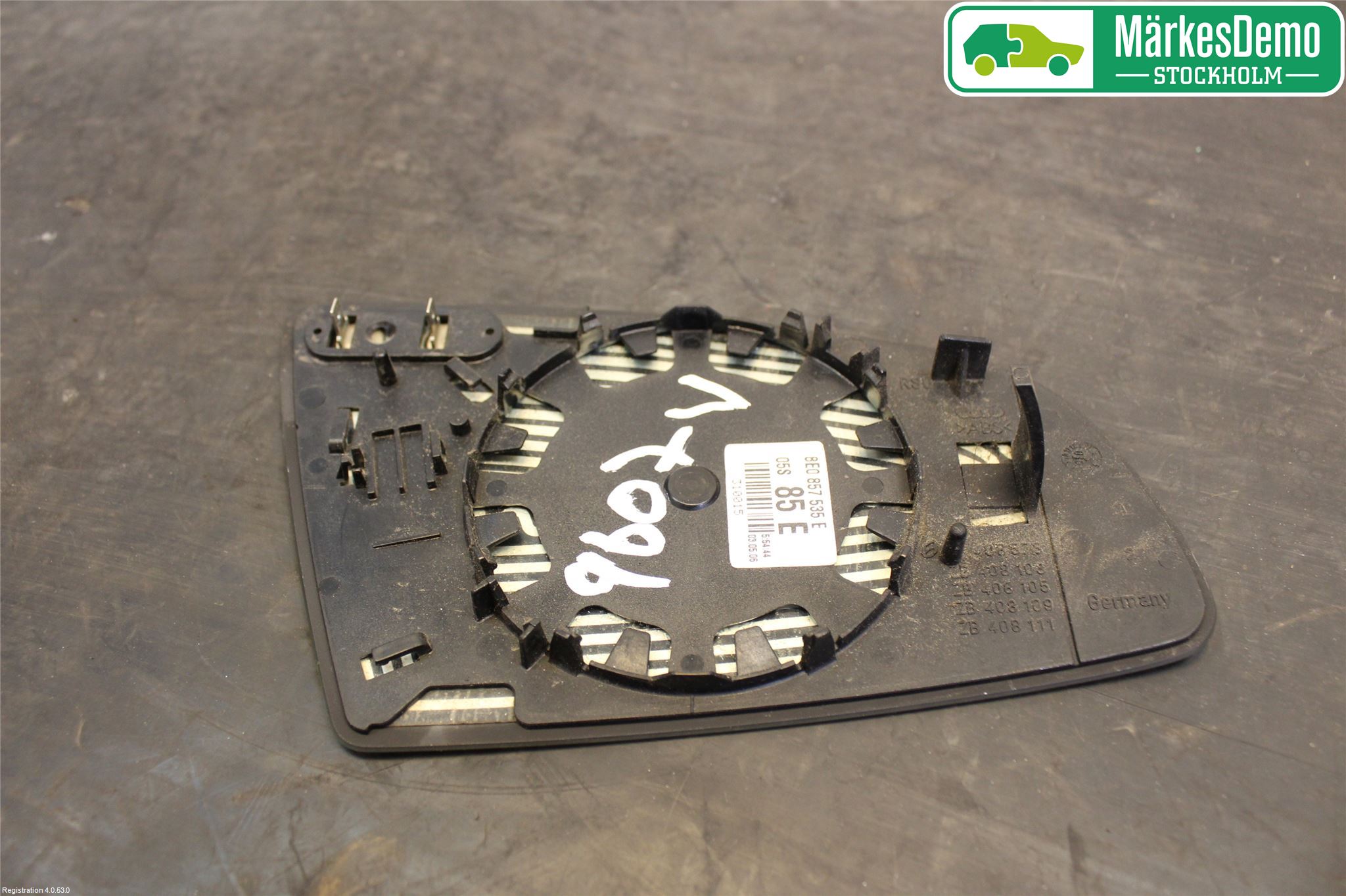 Audi A6/S6     05-11 Speil Glass V
