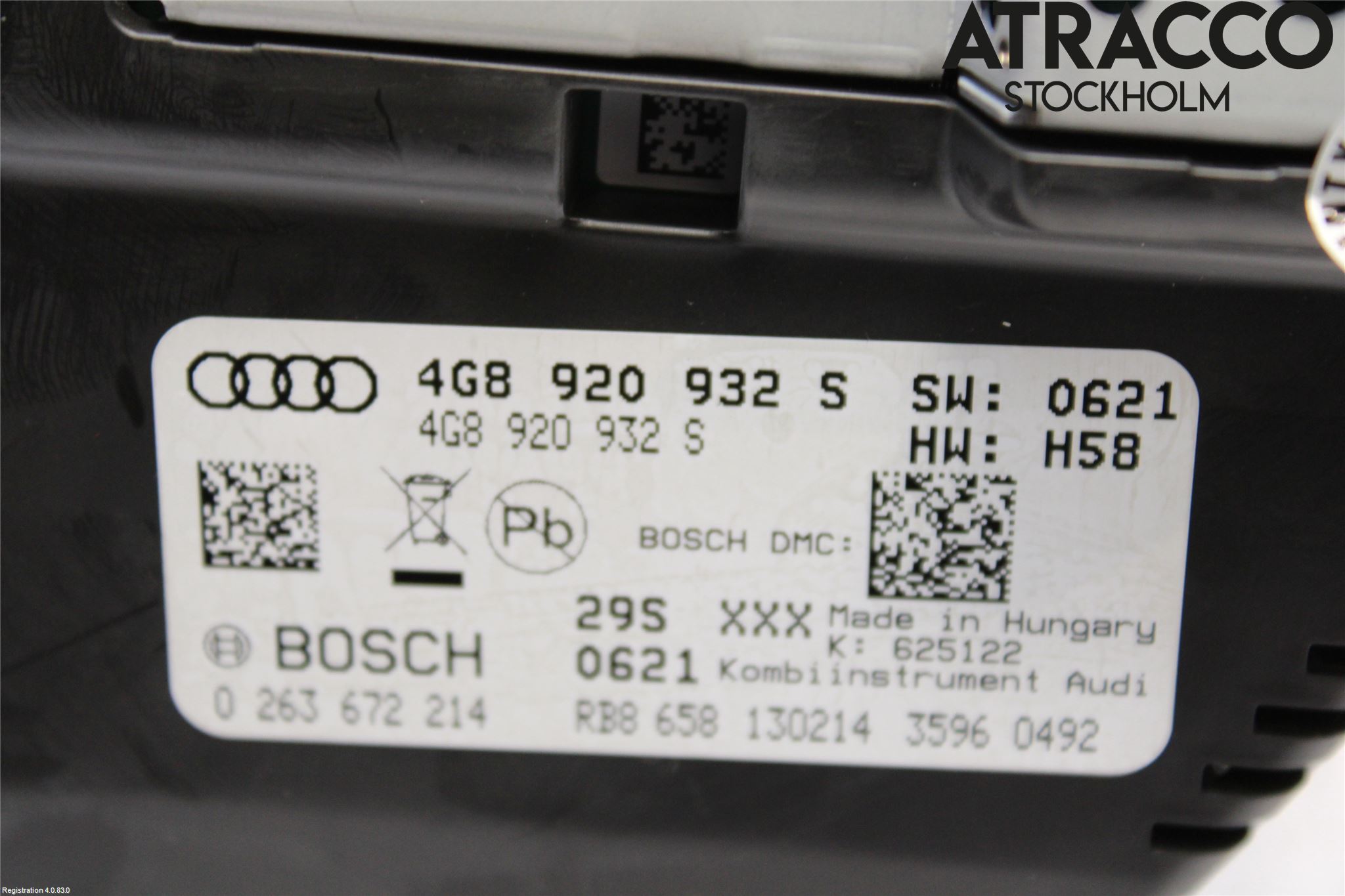 Audi A6/S6 4G 11-18 Instr Kombinert