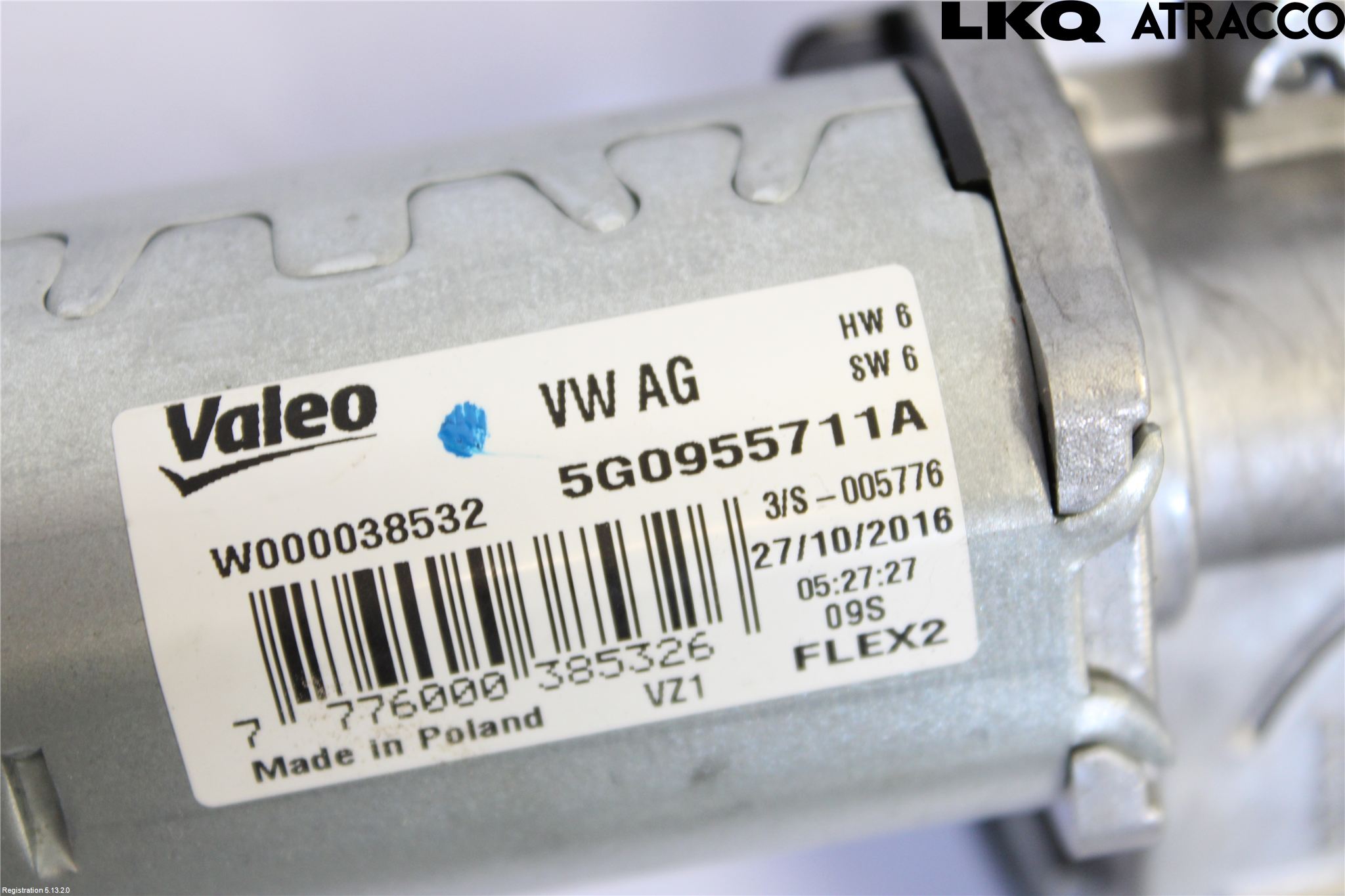 Volkswagen VW GOLF / E-GOLF VII 13-20 Viskermotor Bakluke