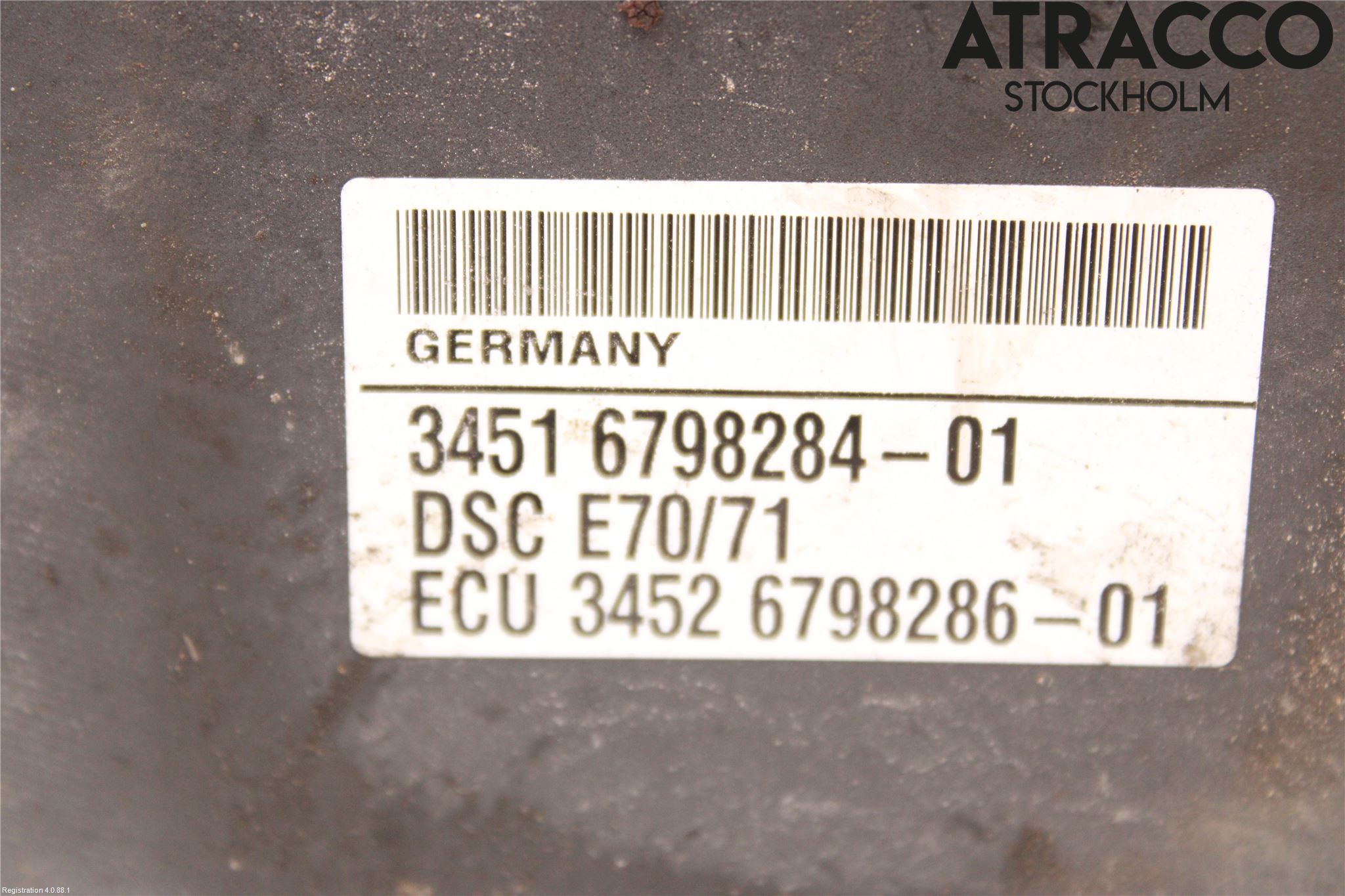 BMW X6 E71/E72   08-14 Abs Hydraulikkaggregat