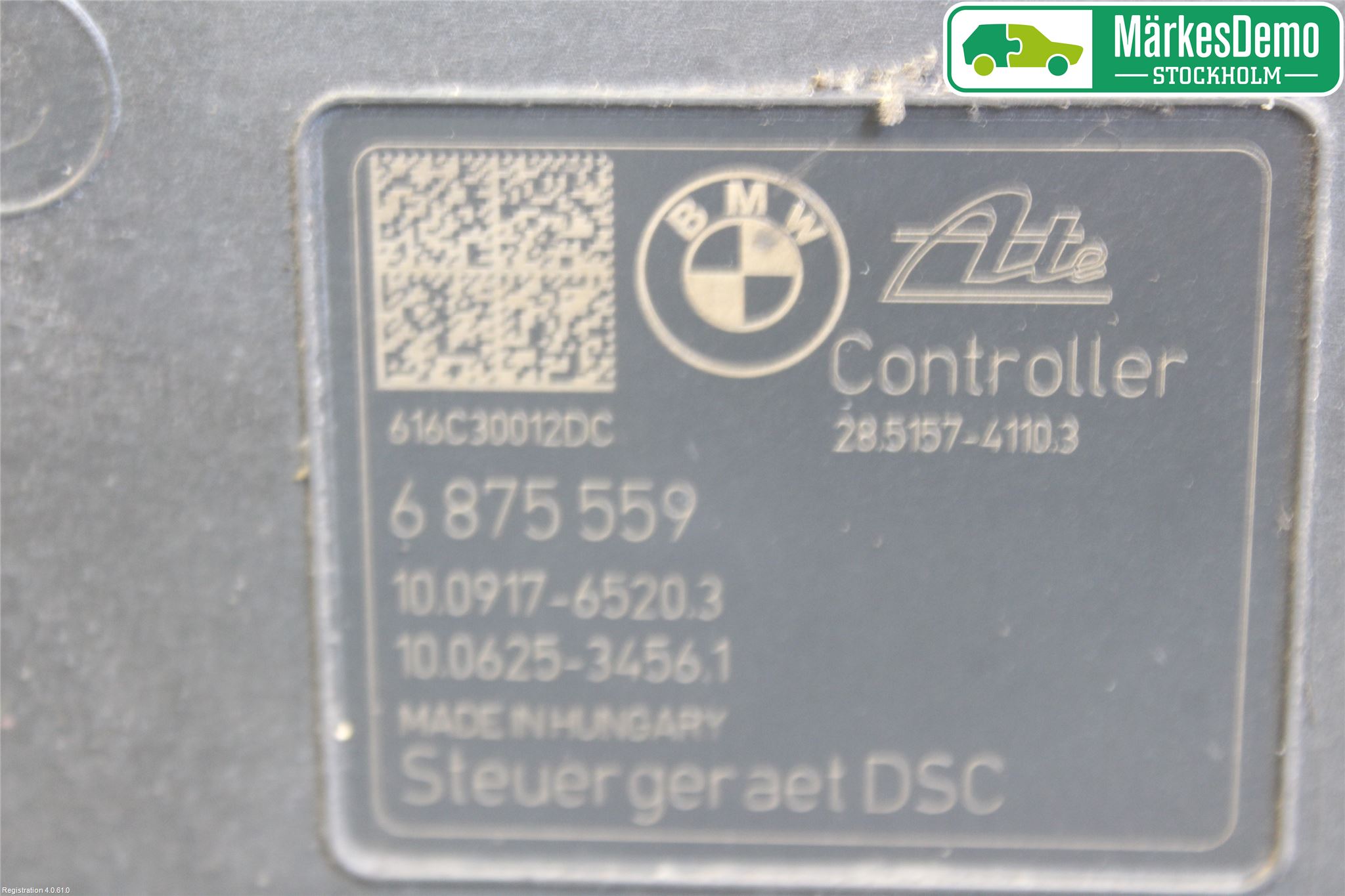 BMW 3 F30/F31/F80 12-19 Abs Hydraulikkaggregat