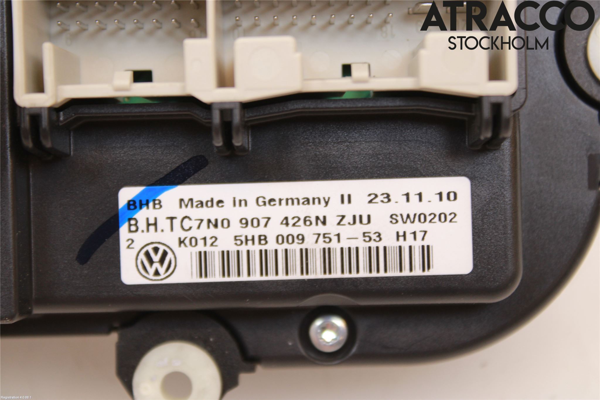 Volkswagen VW CADDY 11-15 Varme Ac Betjening-Display