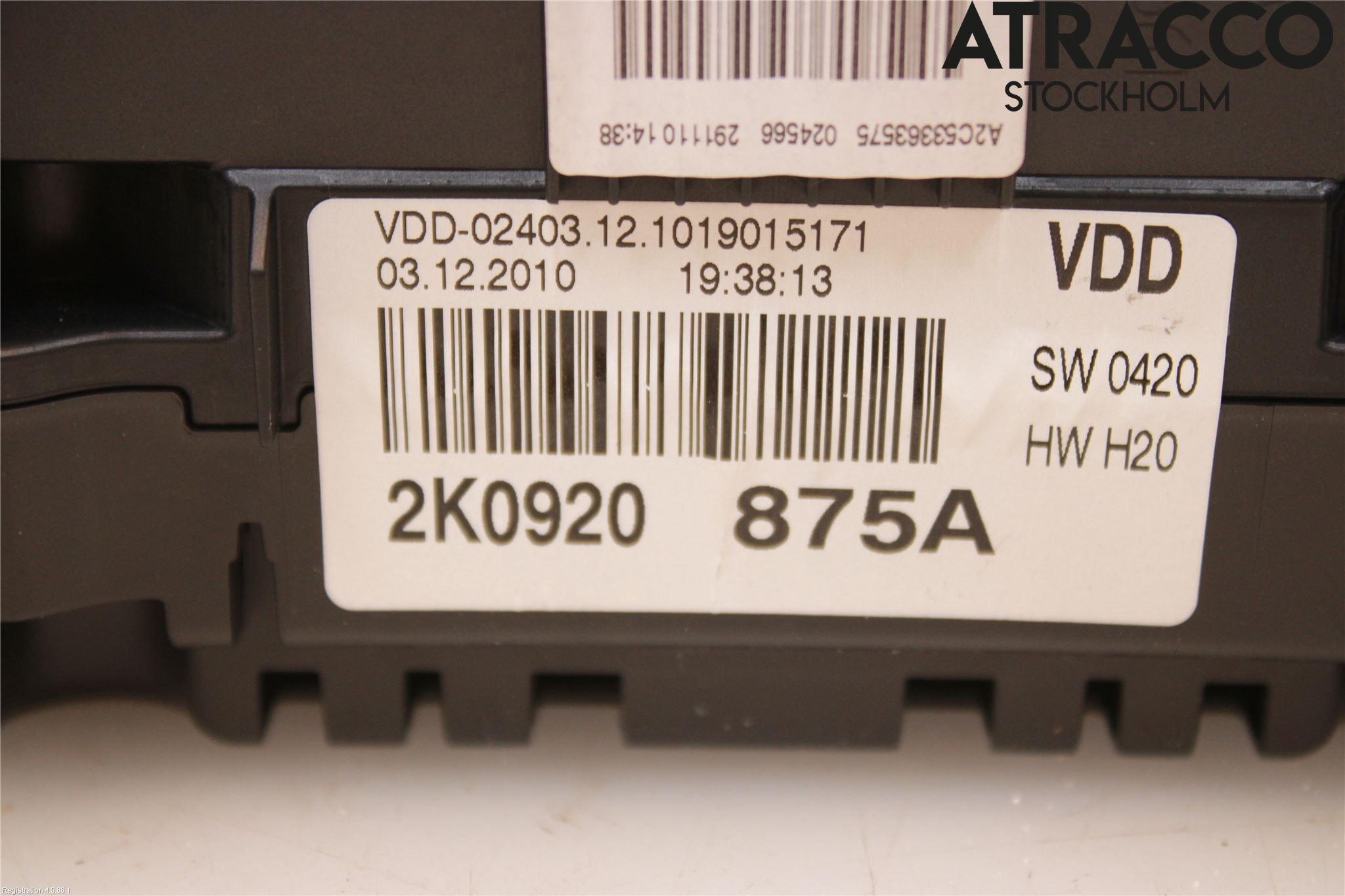 Volkswagen VW CADDY 11-15 Instr Kombinert