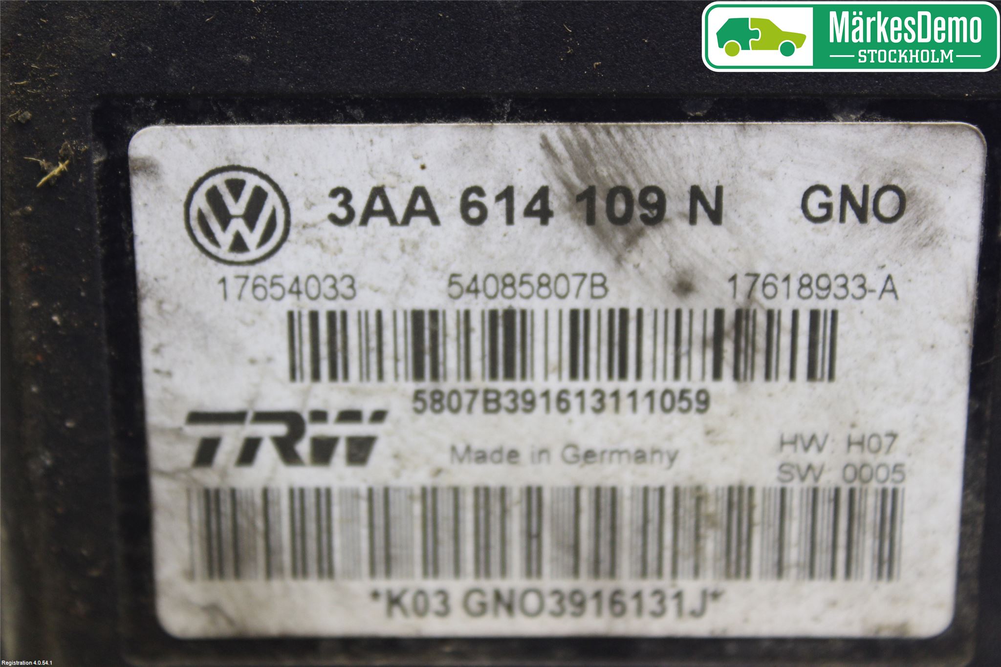Volkswagen VW PASSAT 11-14 Abs Hydraulikkaggregat