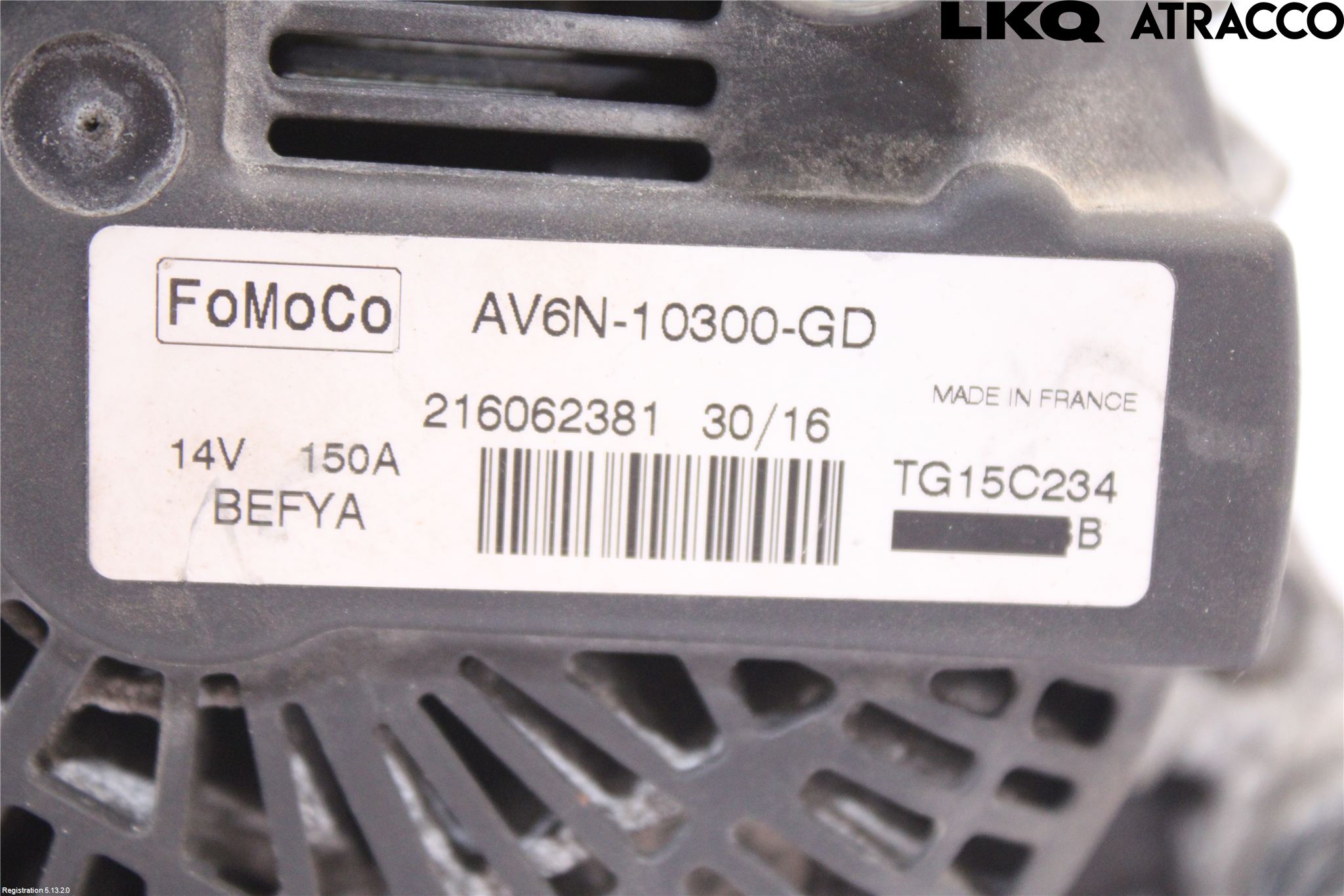Ford TRANSIT/TOURNEO COURIER 13-23 Dynamo
