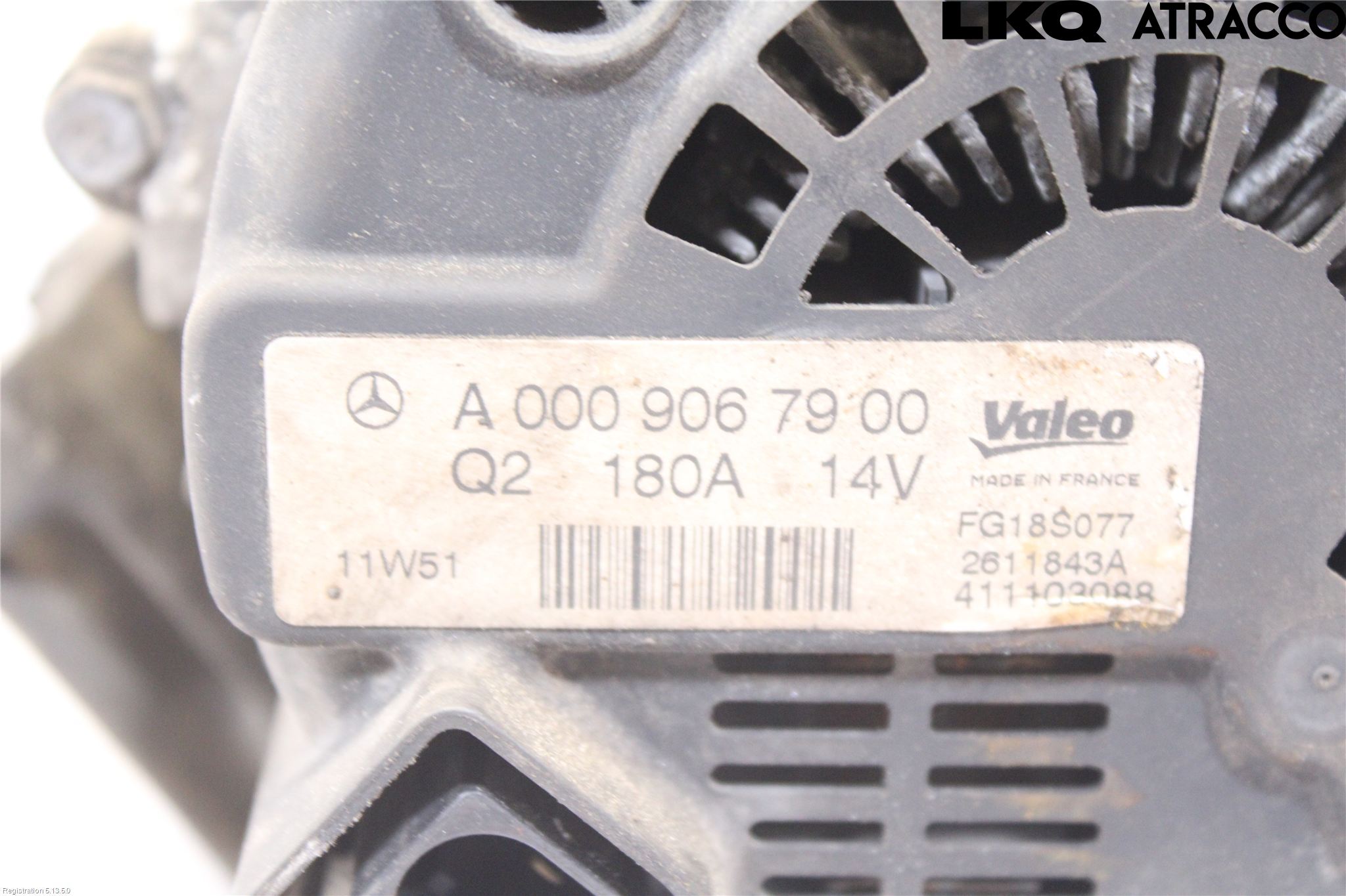 Mercedes-Benz MB C-KLASS (W204) 07-15 Dynamo