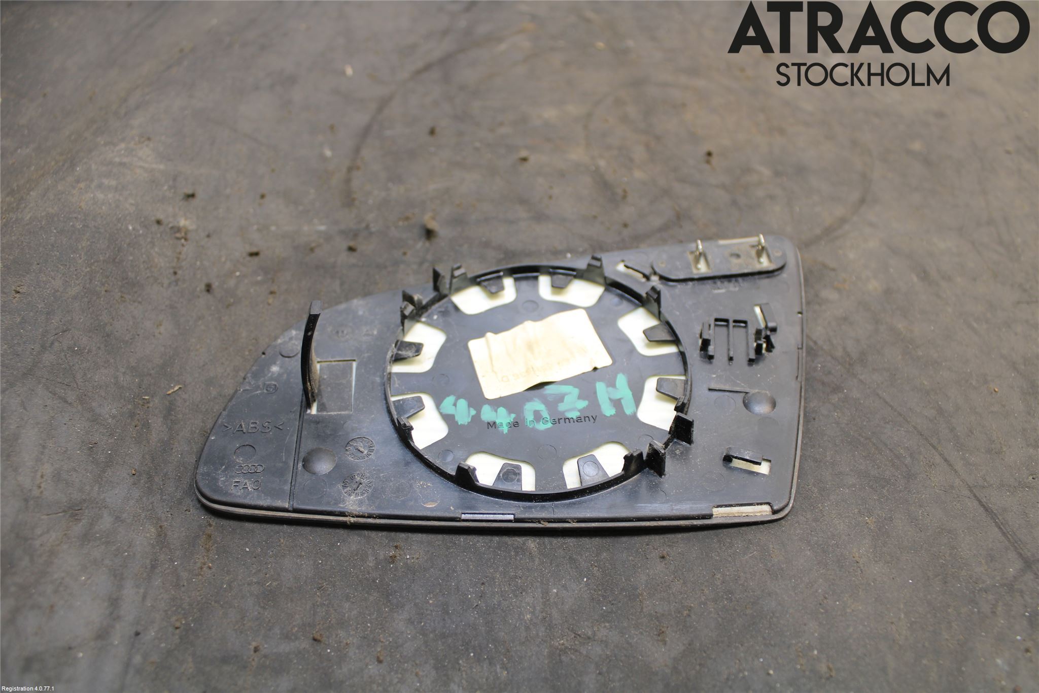 Audi A4/S4 01-05 Speil Glass H