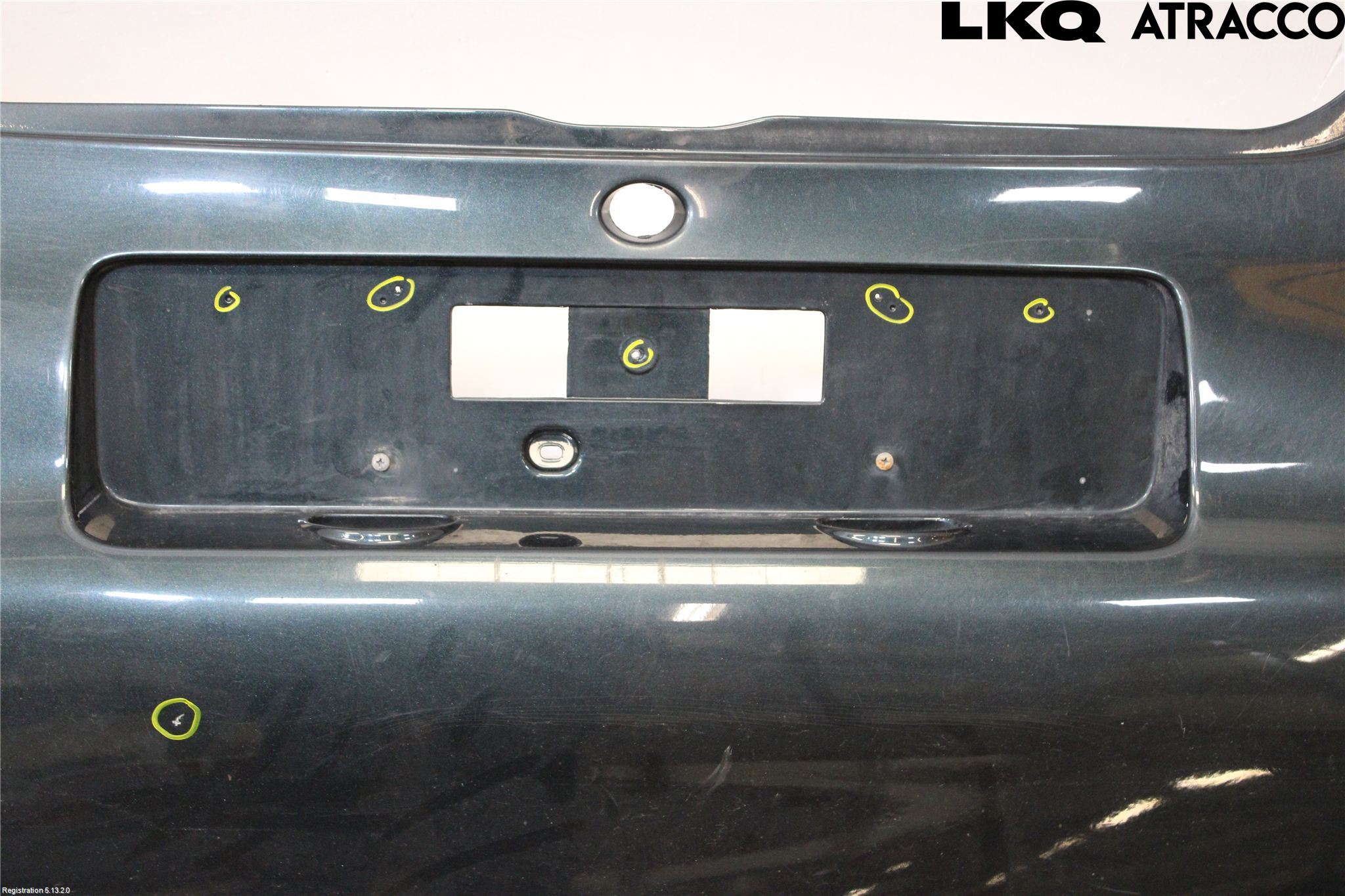 Toyota AYGO 06-14 Støtfanger Bak Overtrekk