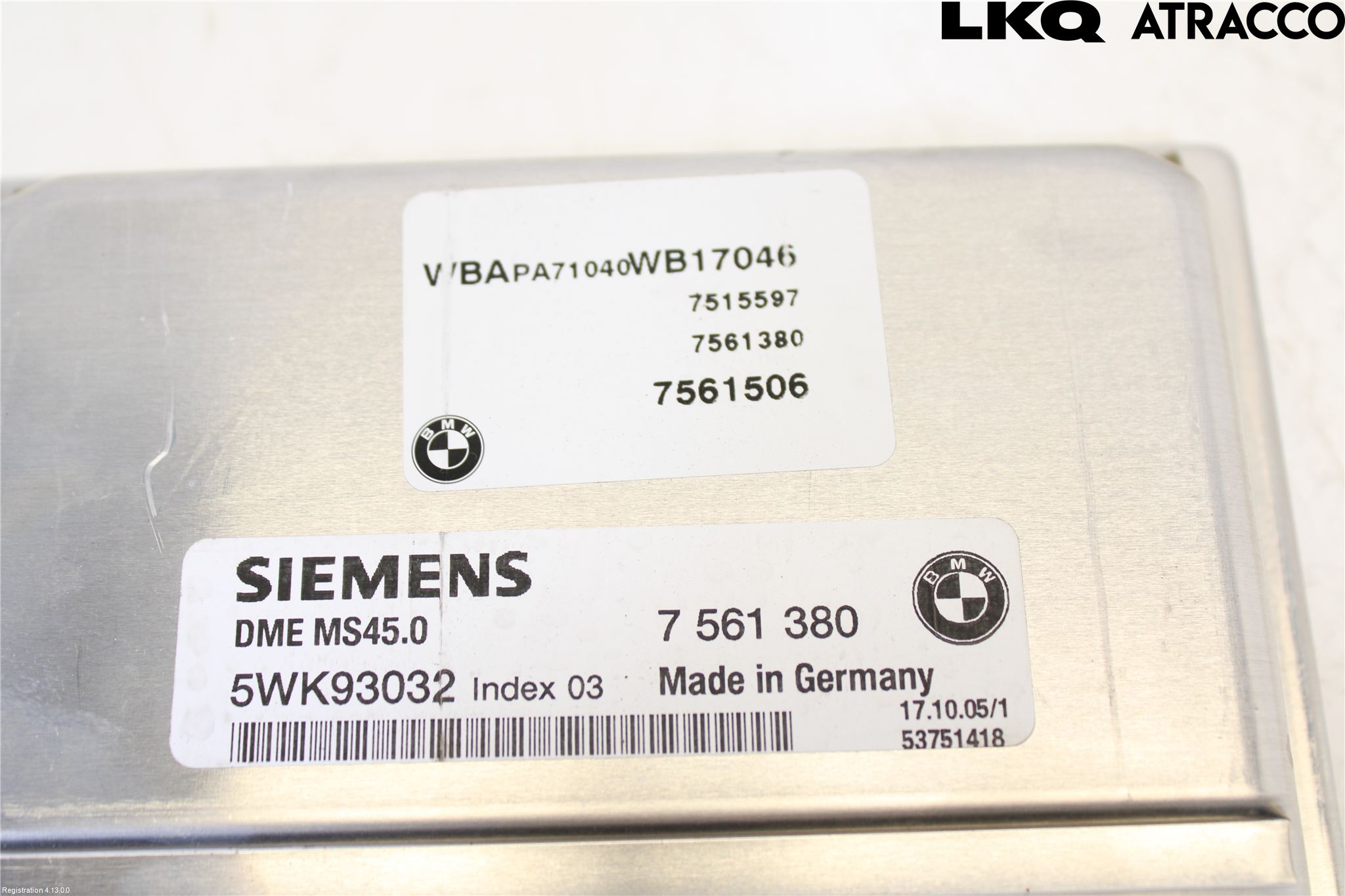 BMW X3 E83     03-10 Styreenhet Innsprøytning