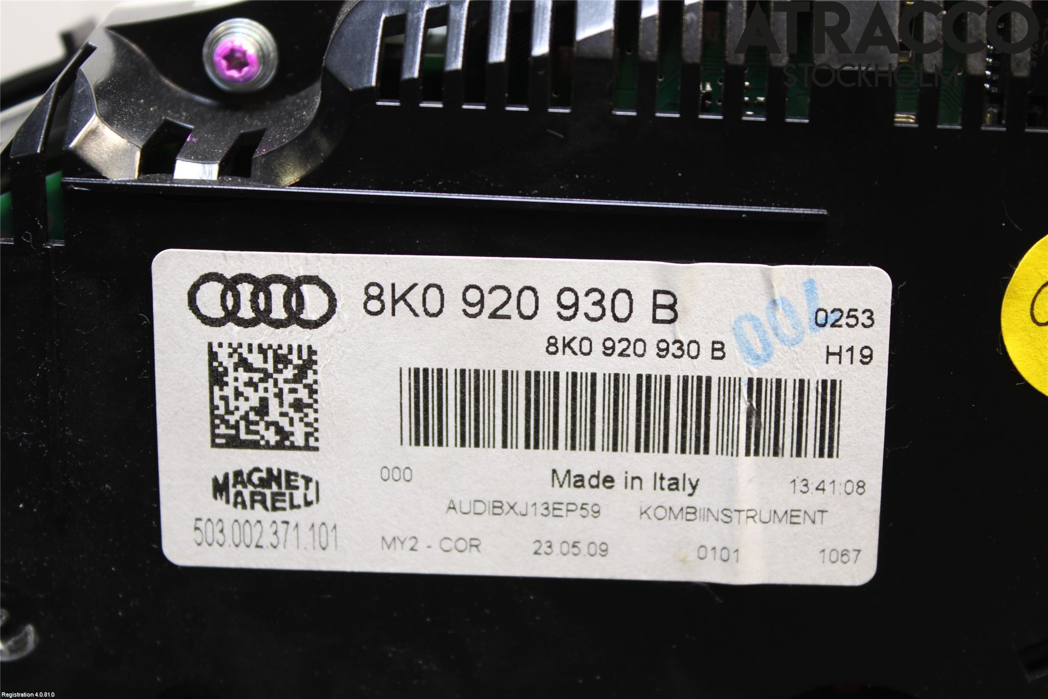 Audi A4/S4 08-11 Instr Kombinert