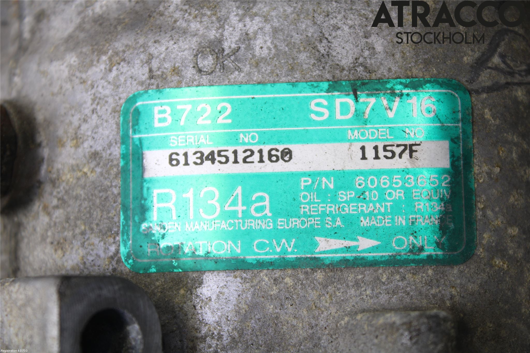 Alfa 147 Varme Ac Kompressor