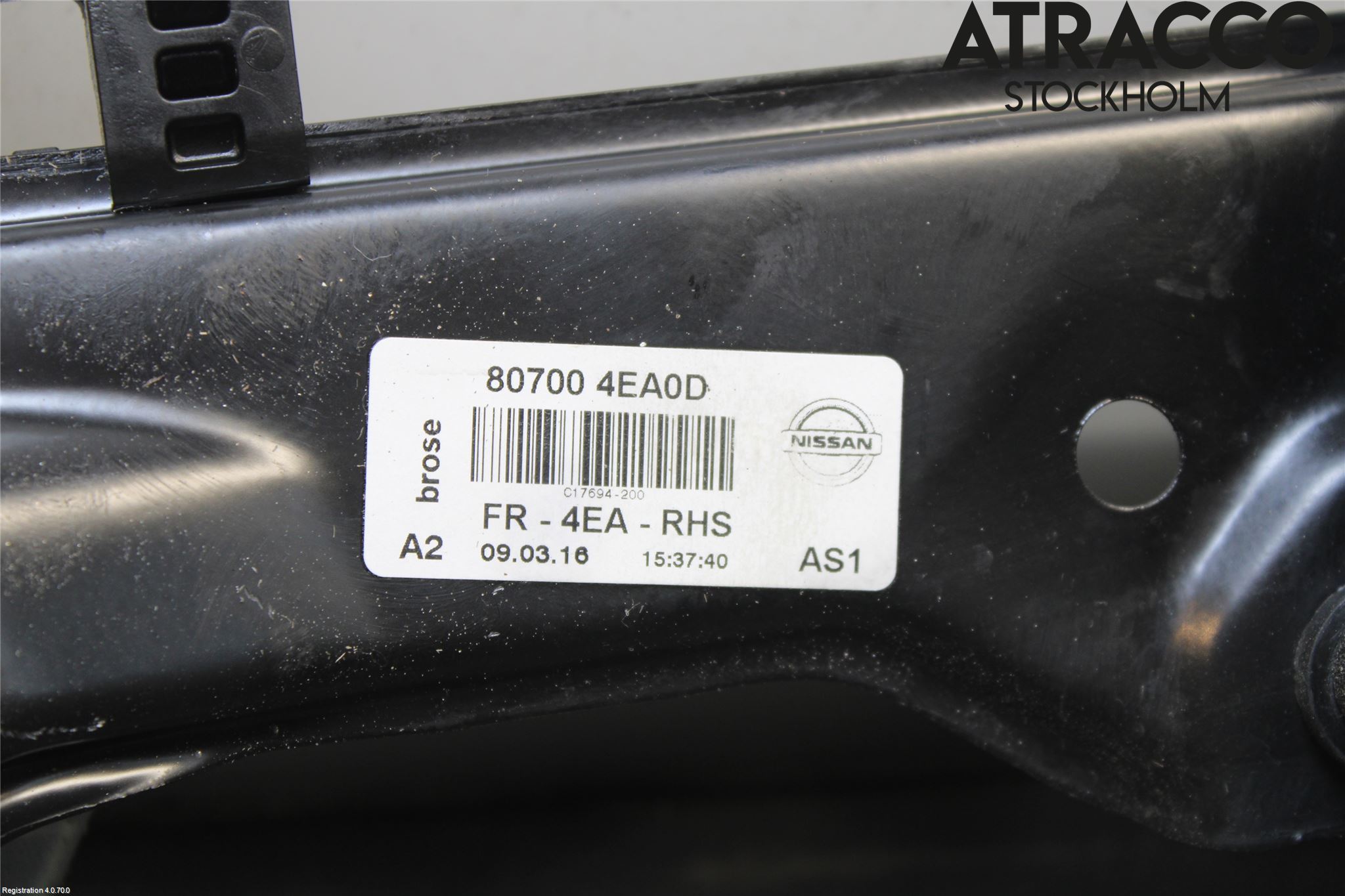 Nissan QASHQAI 14-17 Vindusheis El Komp