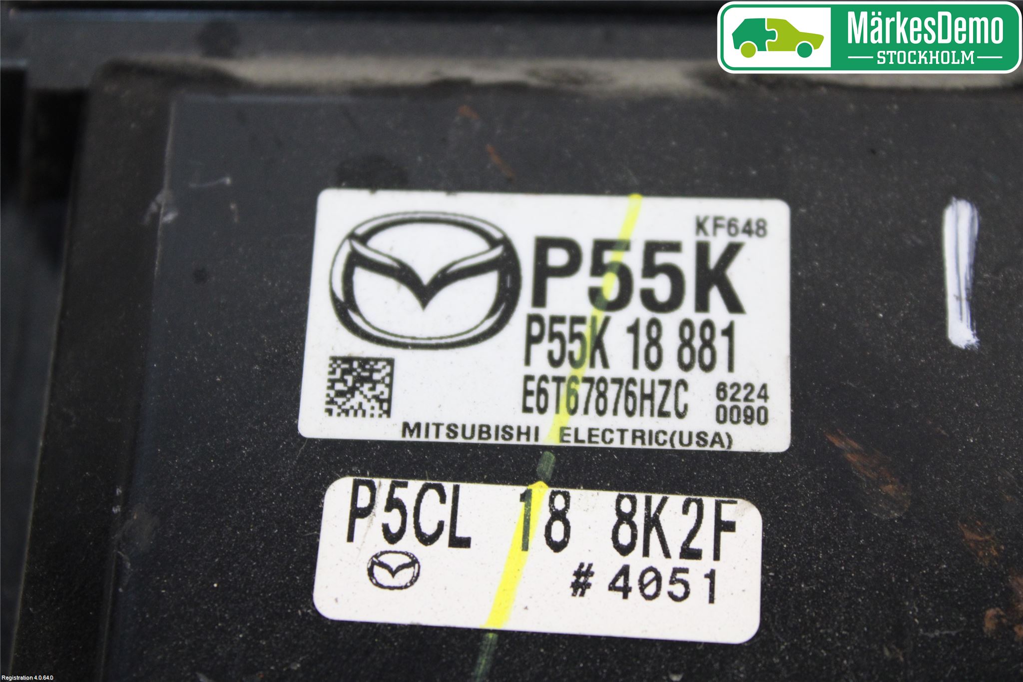 Mazda 2 (DJ) 15-22 Styreenhet Innsprøytning
