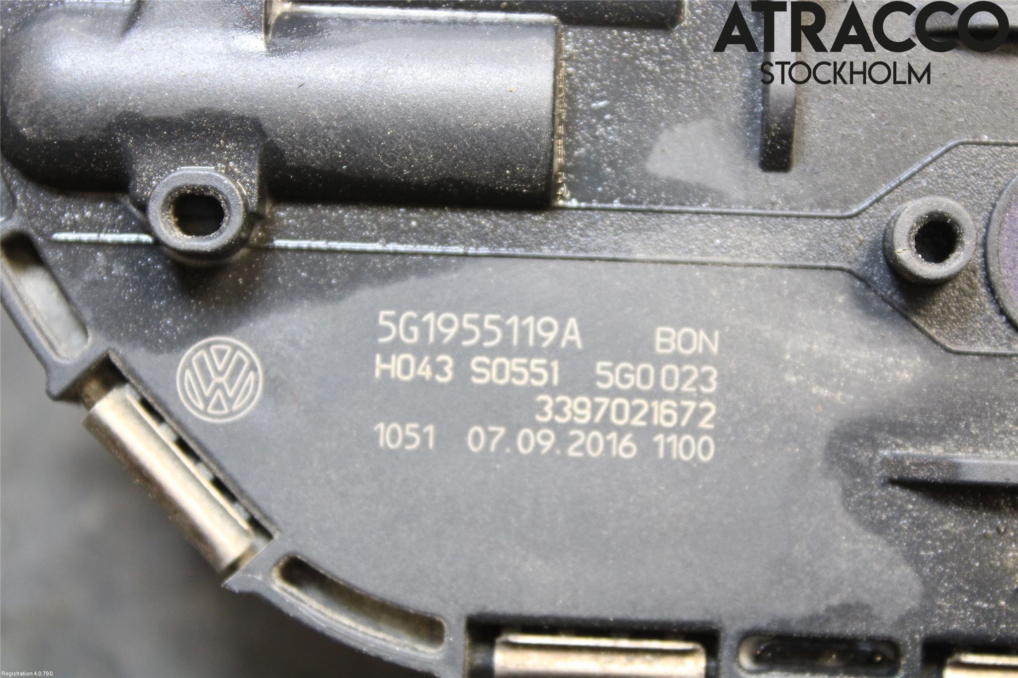 Volkswagen VW GOLF / E-GOLF VII 13-20 Viskermotor Frontrute