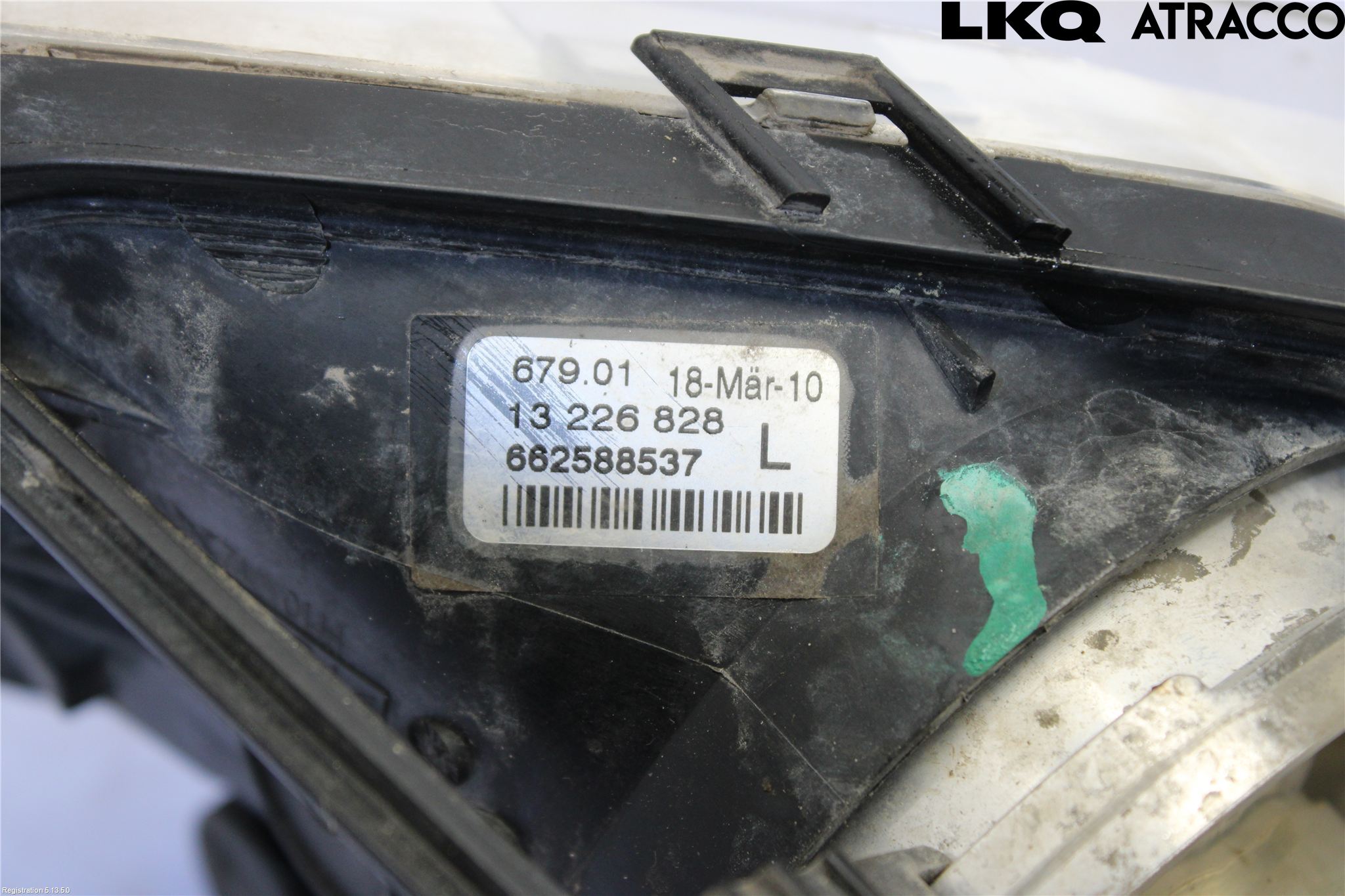 Opel INSIGNIA 09-16 Frontlykt-Kurve-Tåkelys