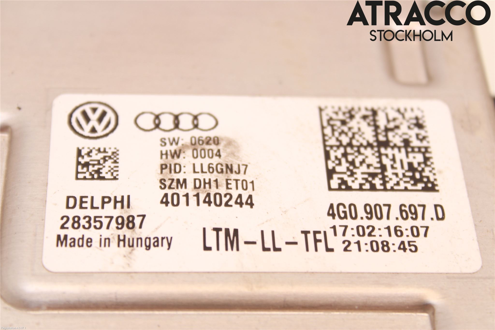 Audi A5 07-16 Styreenhet Xenon