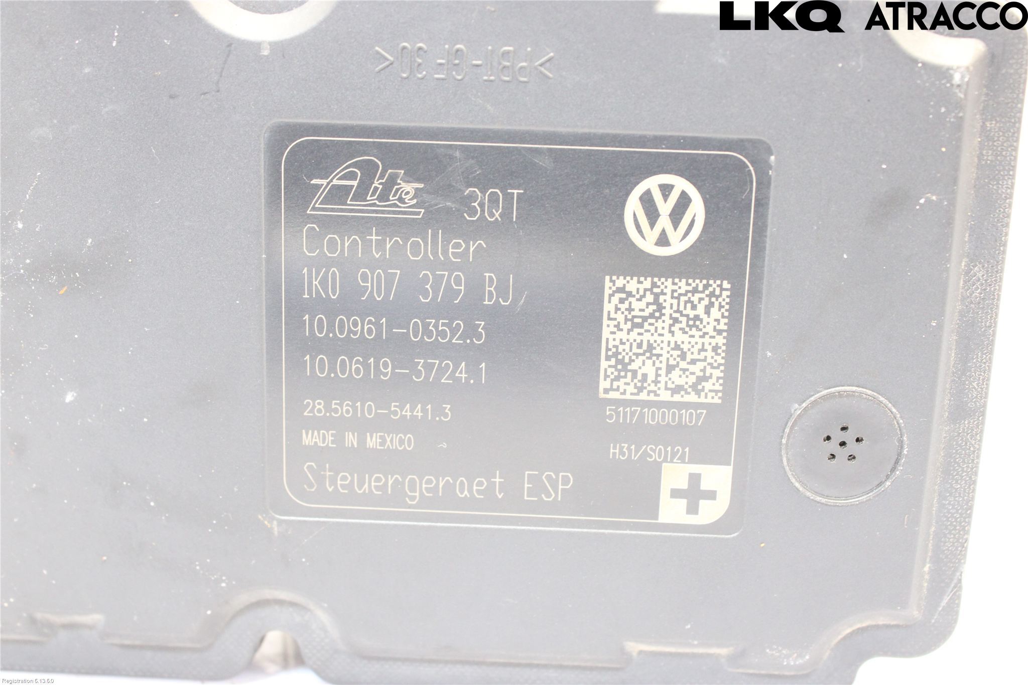 Volkswagen VW GOLF VI 09-13 Abs Hydraulikkaggregat