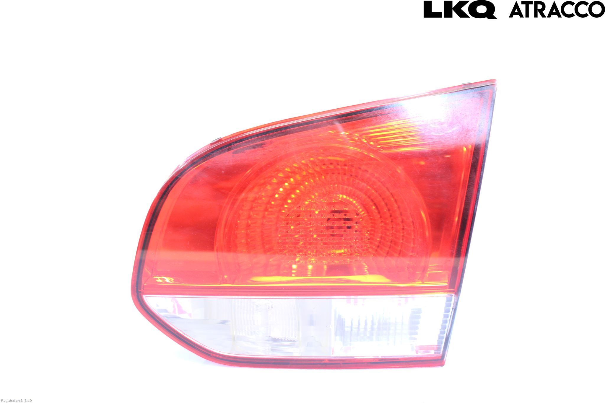 Volkswagen VW GOLF VI 09-13 Baklykt Venstre  På Luke(Indre