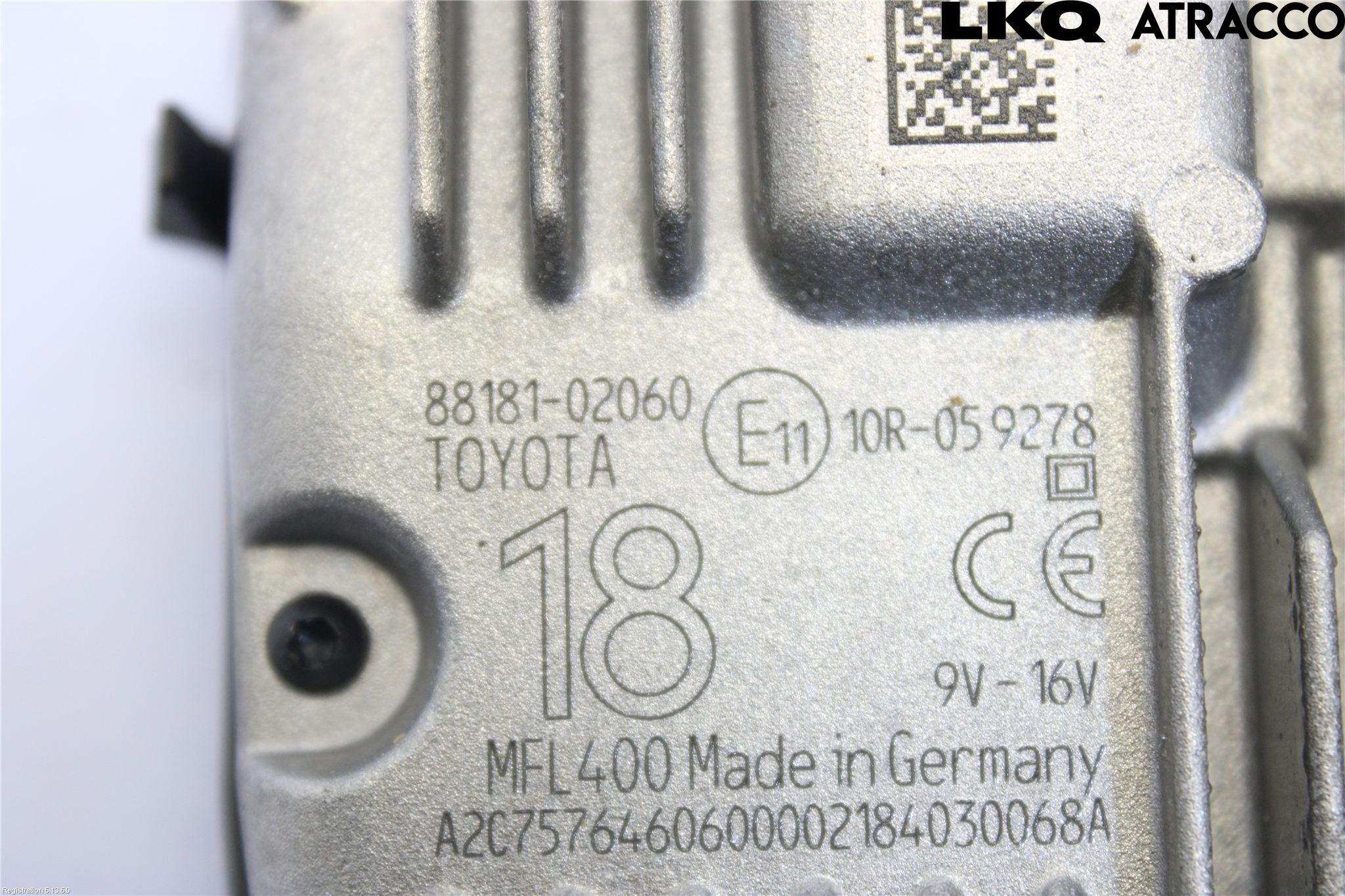 Toyota AURIS 13-19 Sensor Kollisjonsbeskyttelse