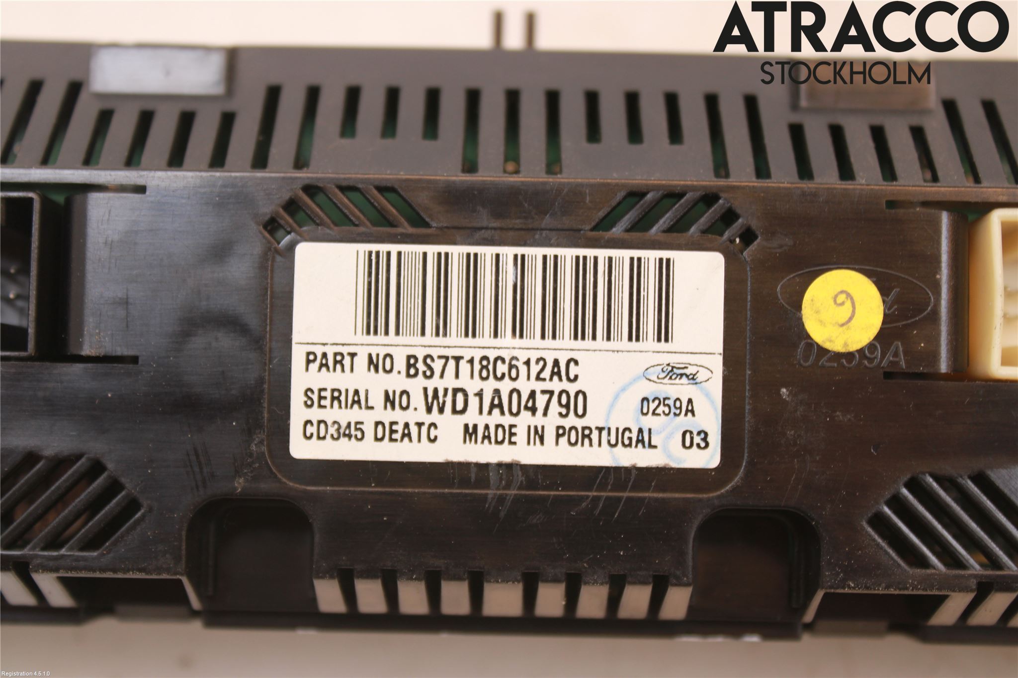 Ford MONDEO 07-15 Varme Ac Betjening-Display