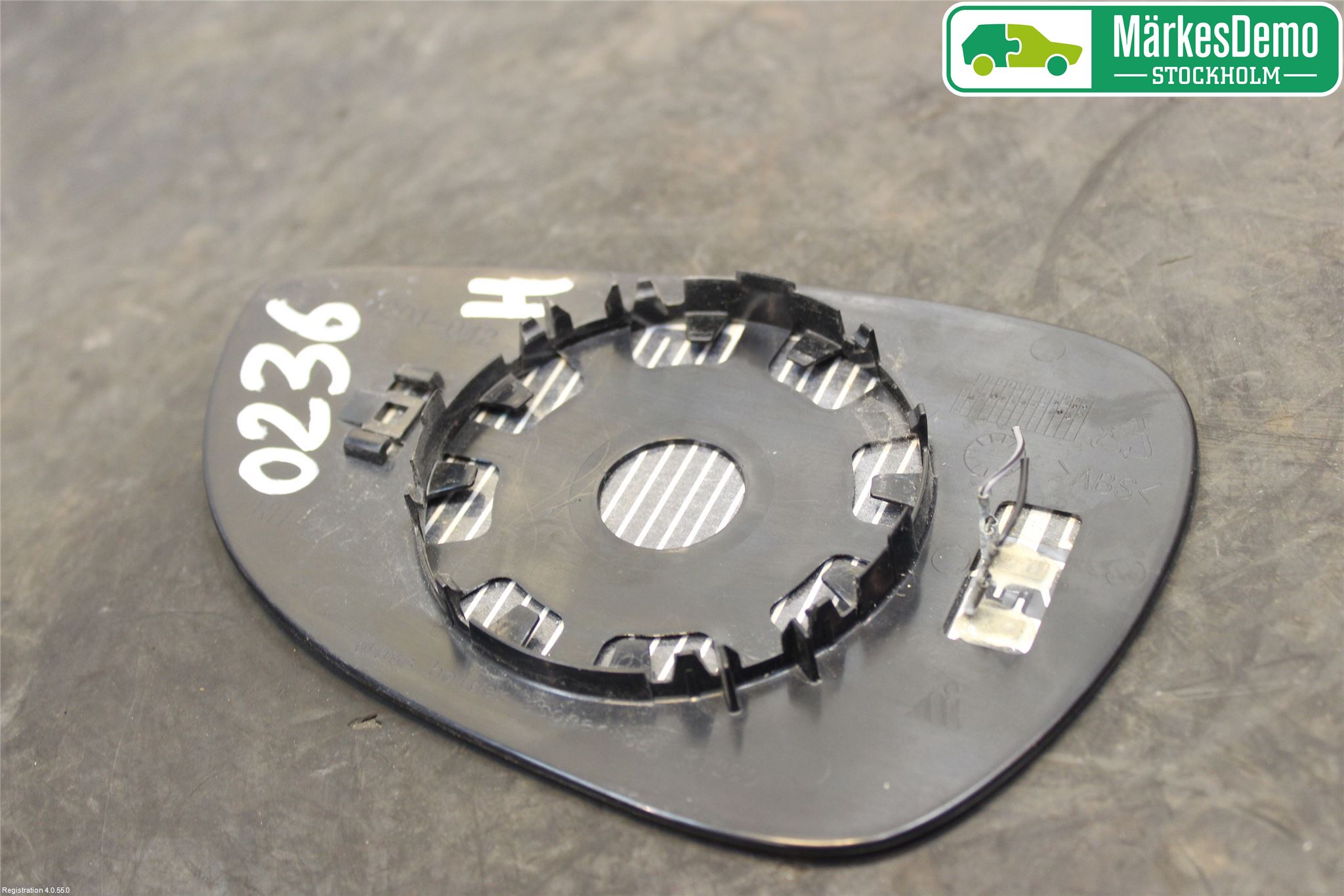 Ford FIESTA 09-12 Speil Glass H