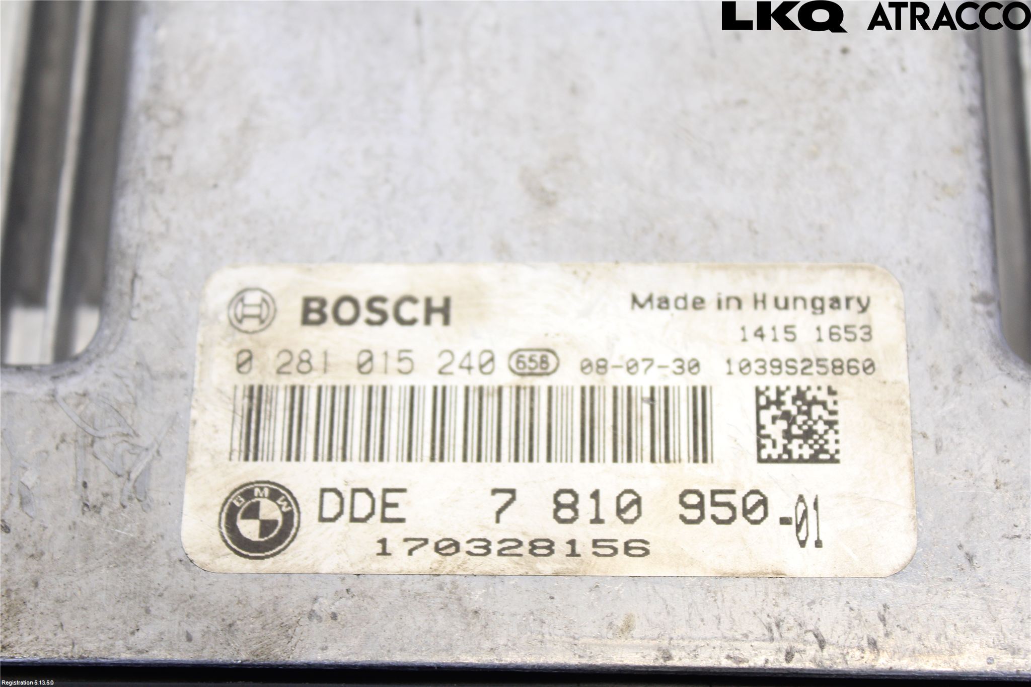 BMW 5 E60/61 Sed/Tou 02-10 Styreenhet Dieselpumpe