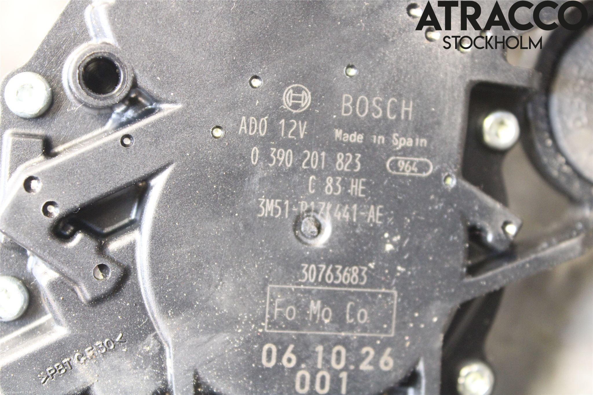 Volvo V50 04-07 Viskermotor Bakluke