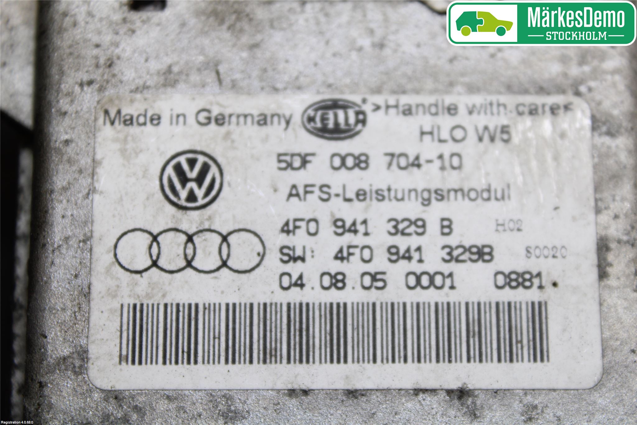 Audi A6/S6     05-11 Styreenhet Xenon