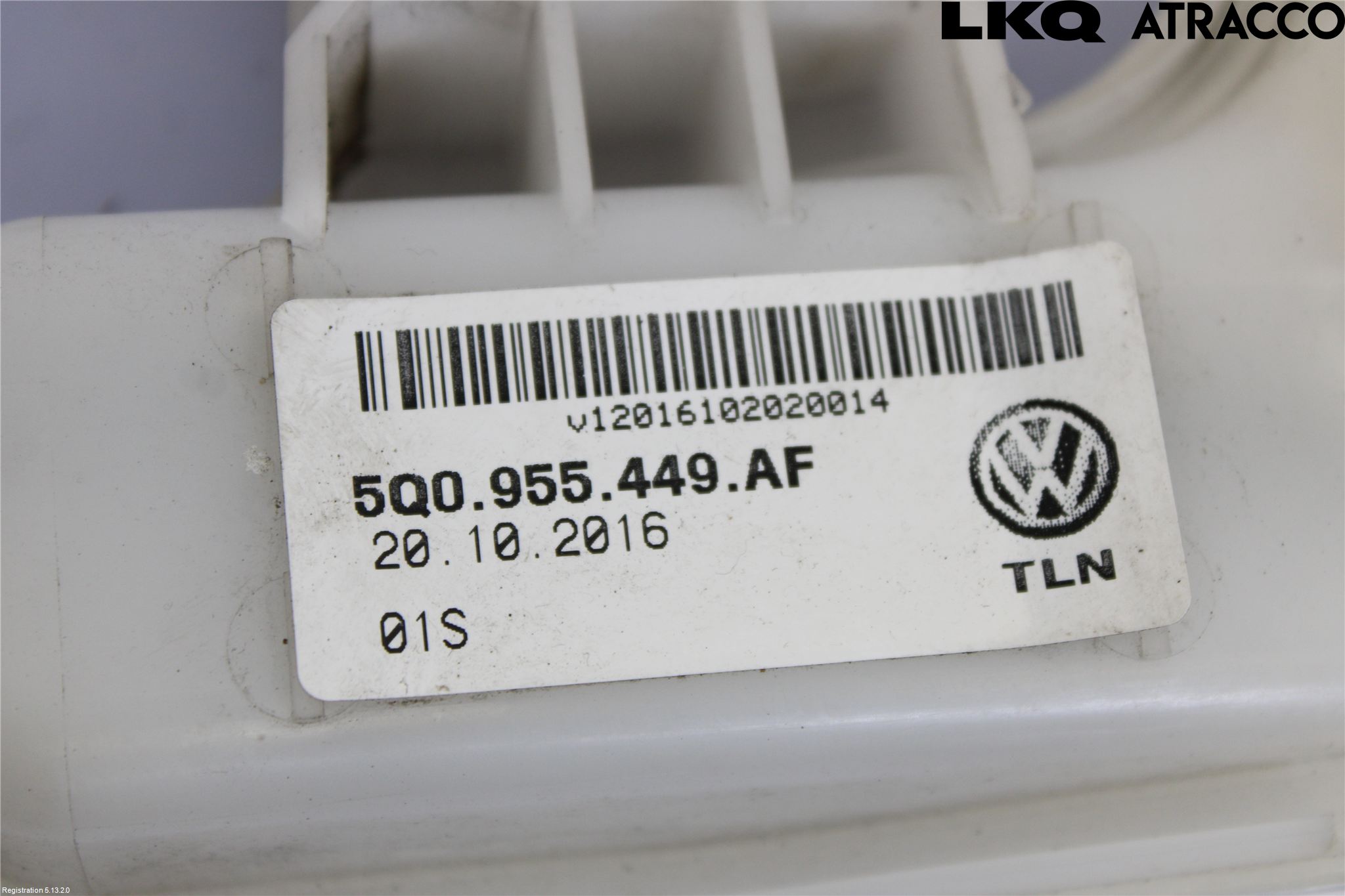 Volkswagen VW GOLF / E-GOLF VII 13-20 Spylerbeholder Frontrute