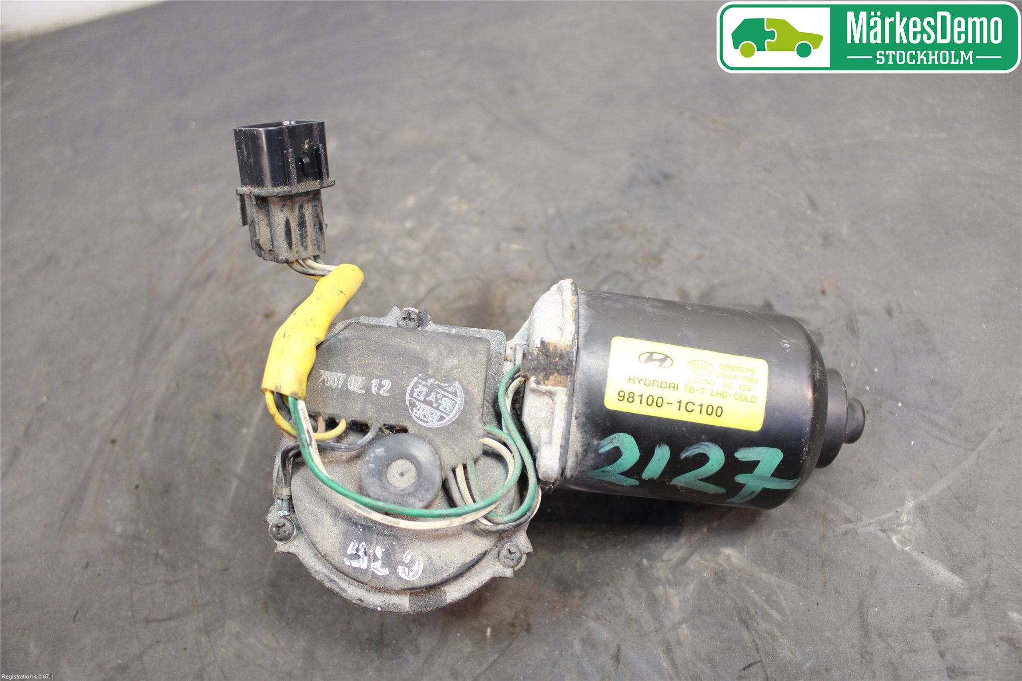 Hyundai GETZ Viskermotor Frontrute