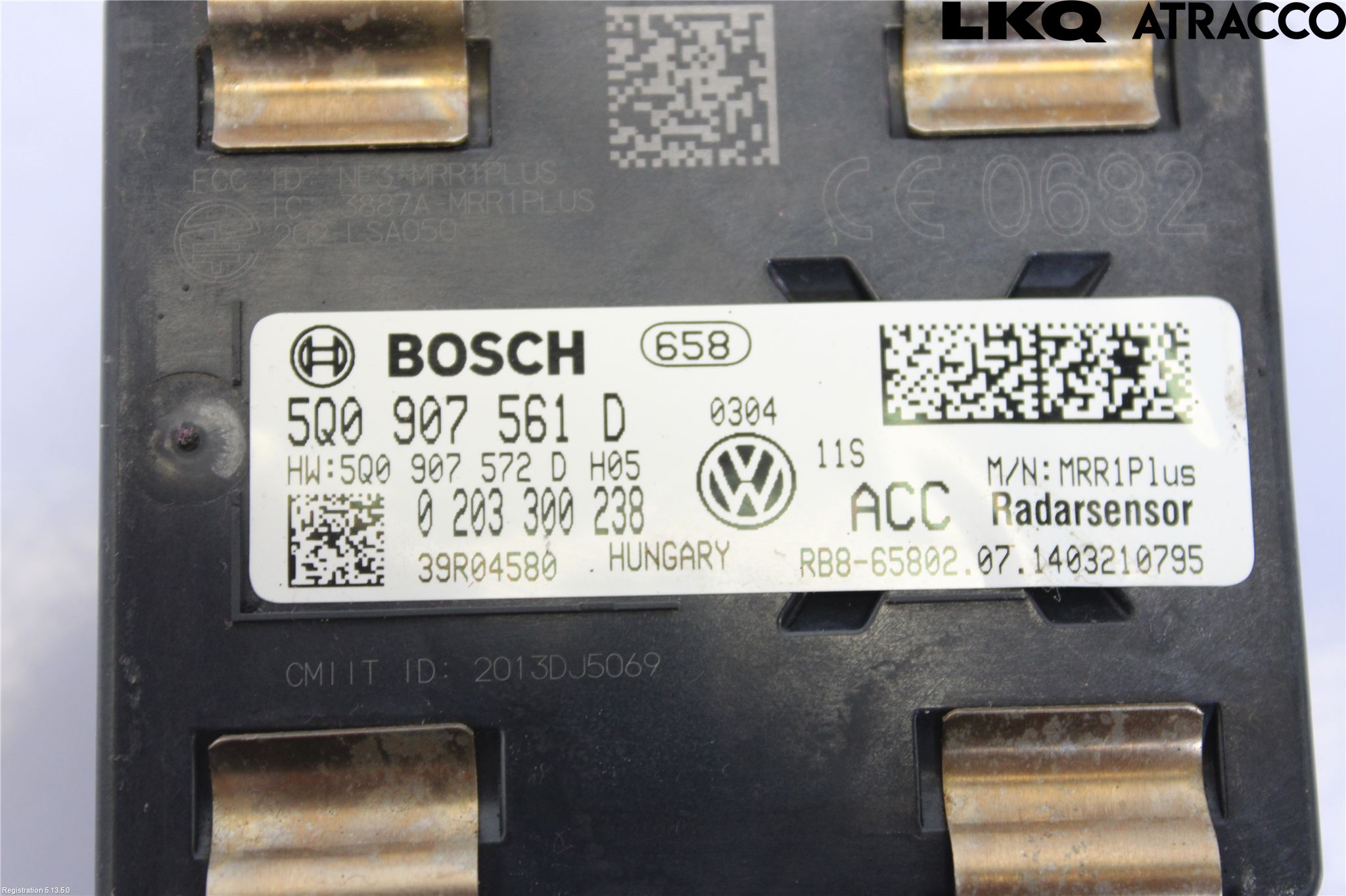 Volkswagen VW GOLF / E-GOLF VII 13-20 Sensor Fartsbegrensning