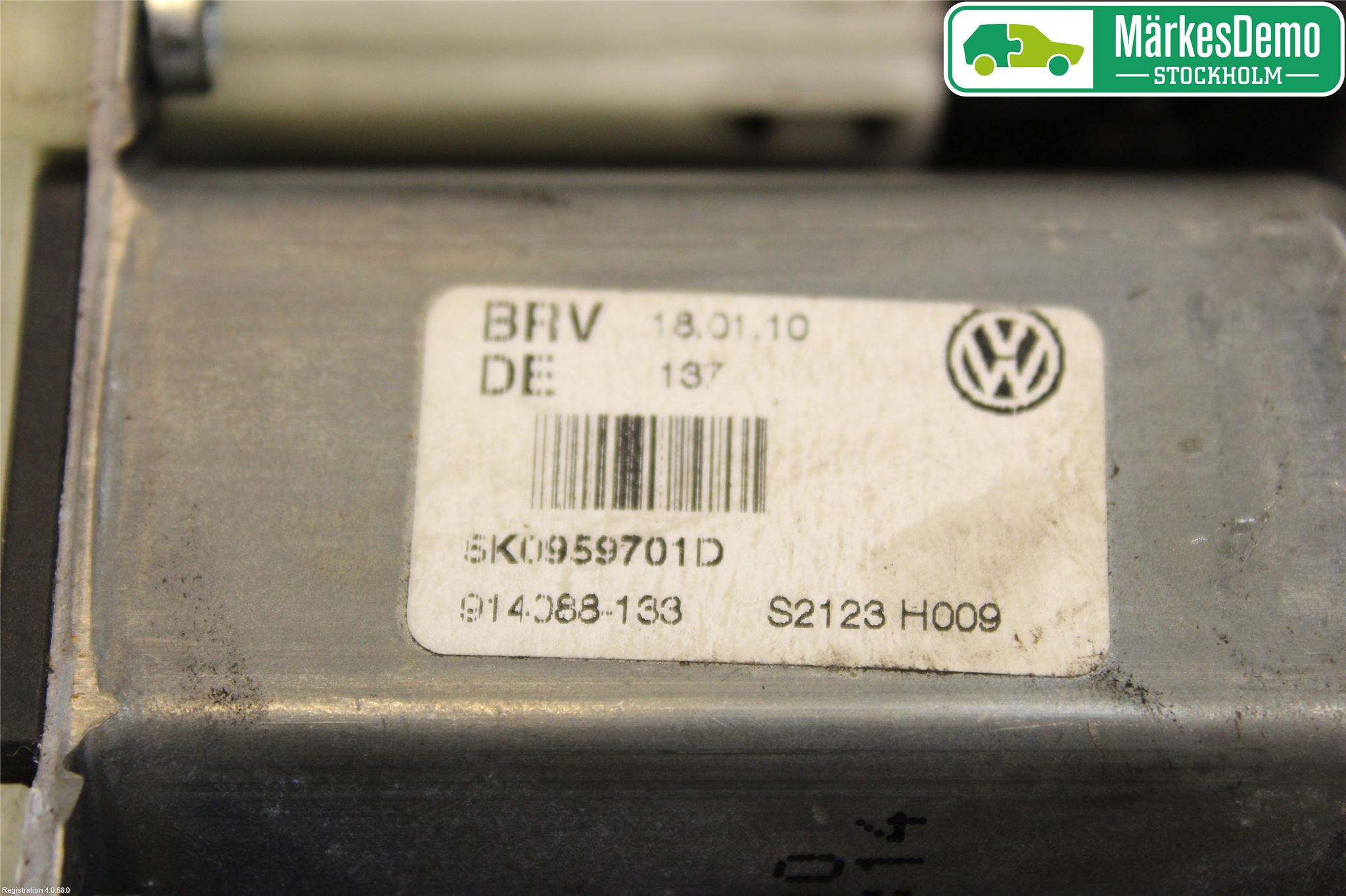 Volkswagen VW GOLF VI 09-13 Vindusheismotor