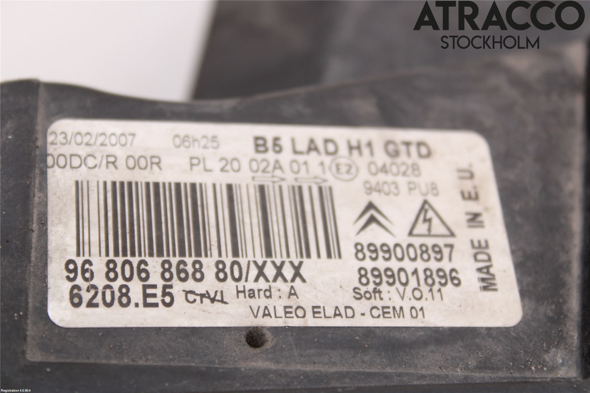 Citroen C4 I   05-10 Frontlykt Venstre