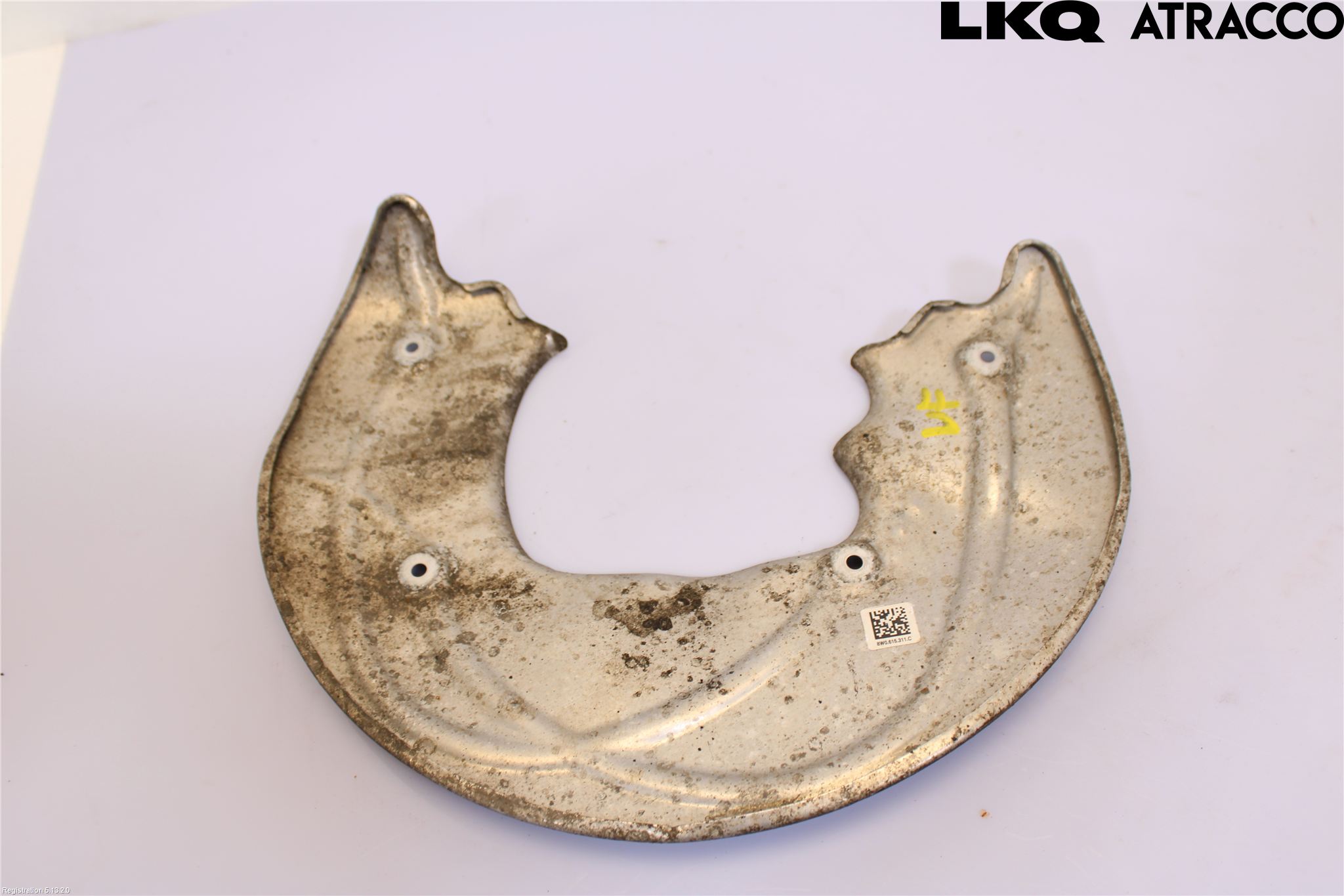 Audi A4/S4 B9 16-19 Bremseskjold Foran
