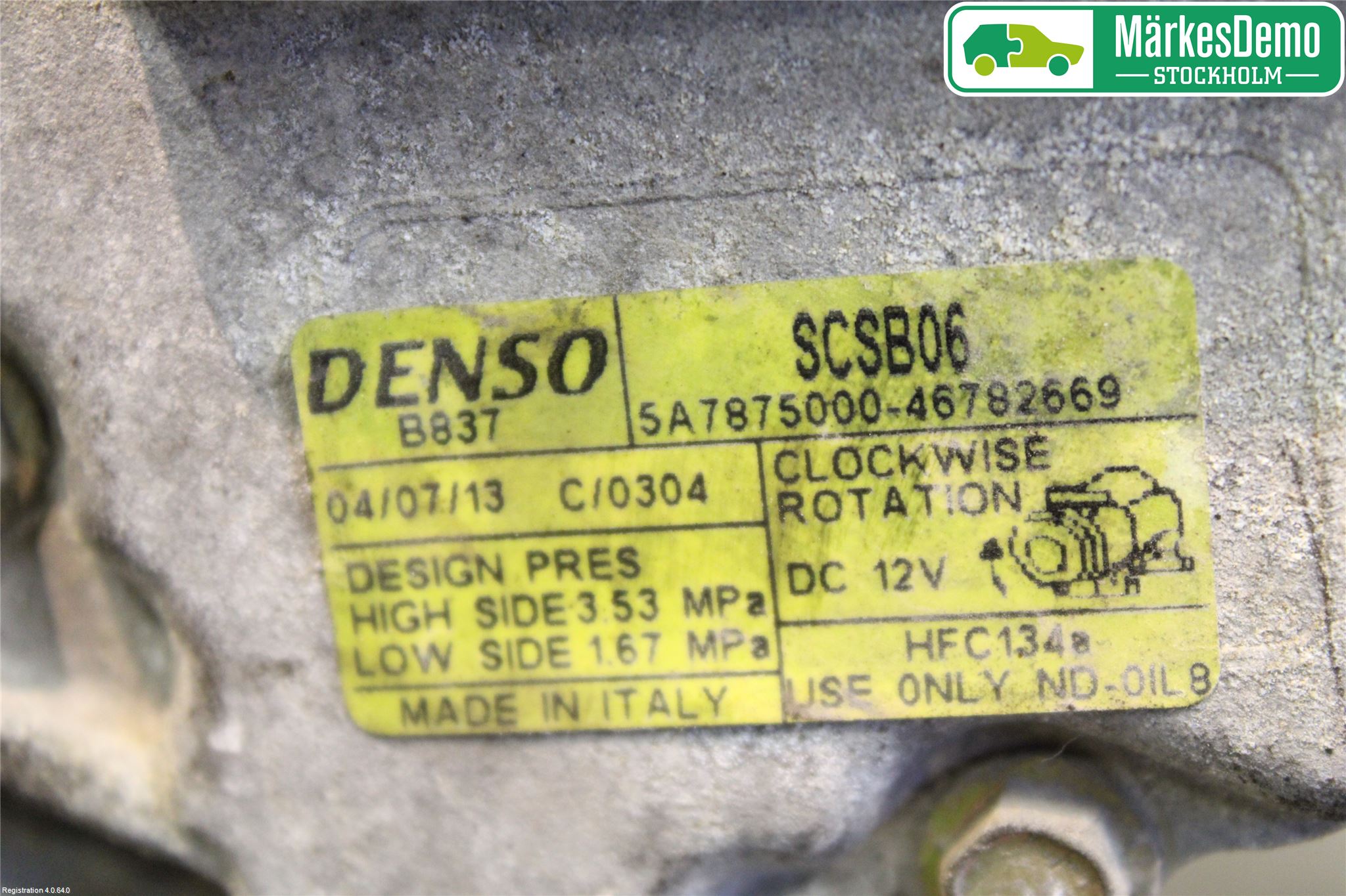 Fiat PANDA 04-11 Varme Ac Kompressor
