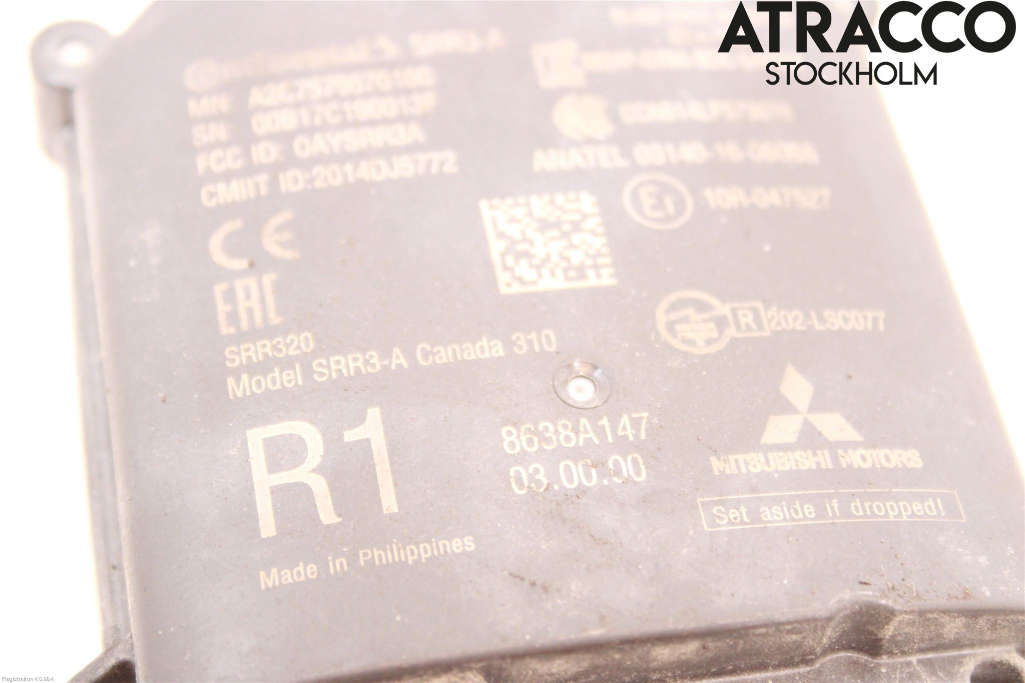 Mitsubishi OUTLANDER 13-21 Sensor Kollisjonsbeskyttelse