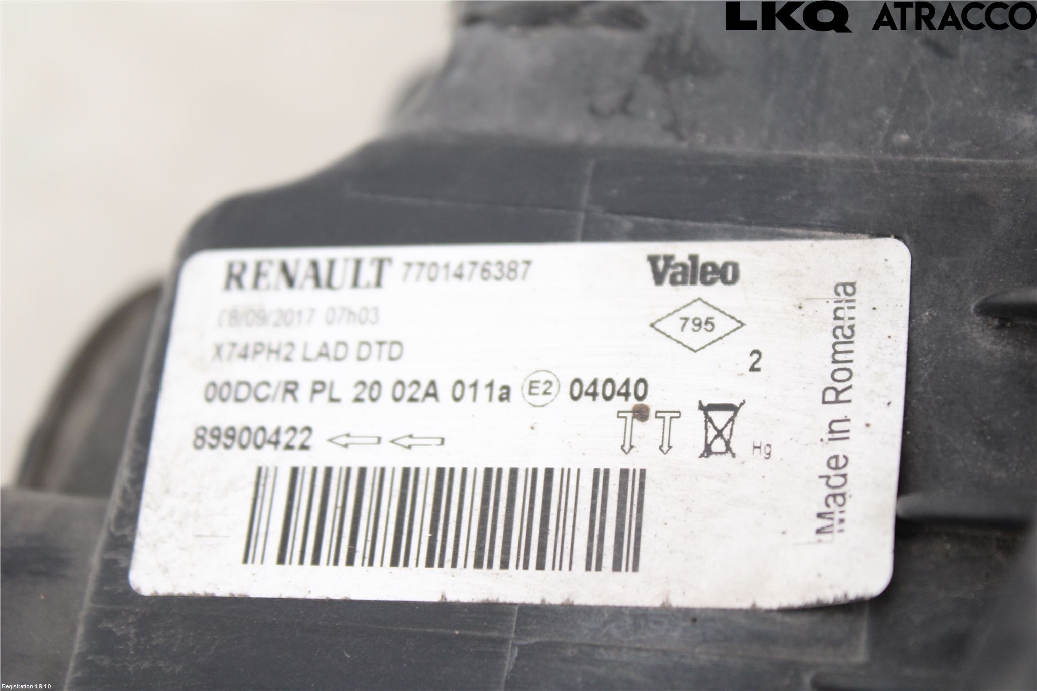 Seat IBIZA IV 08-16 Frontlykt Høyre