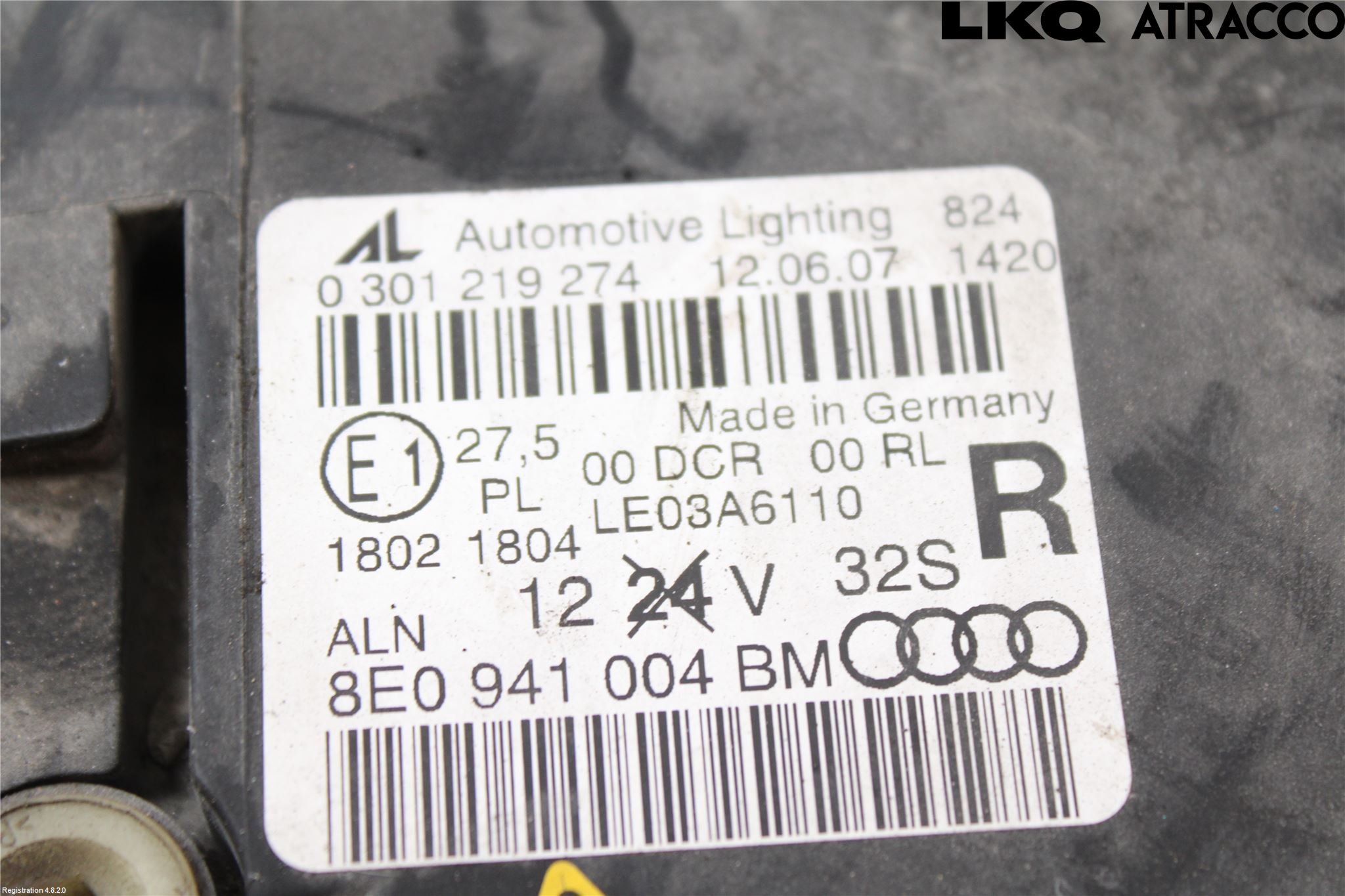 Audi A4/S4 05-07 Frontlykt Høyre