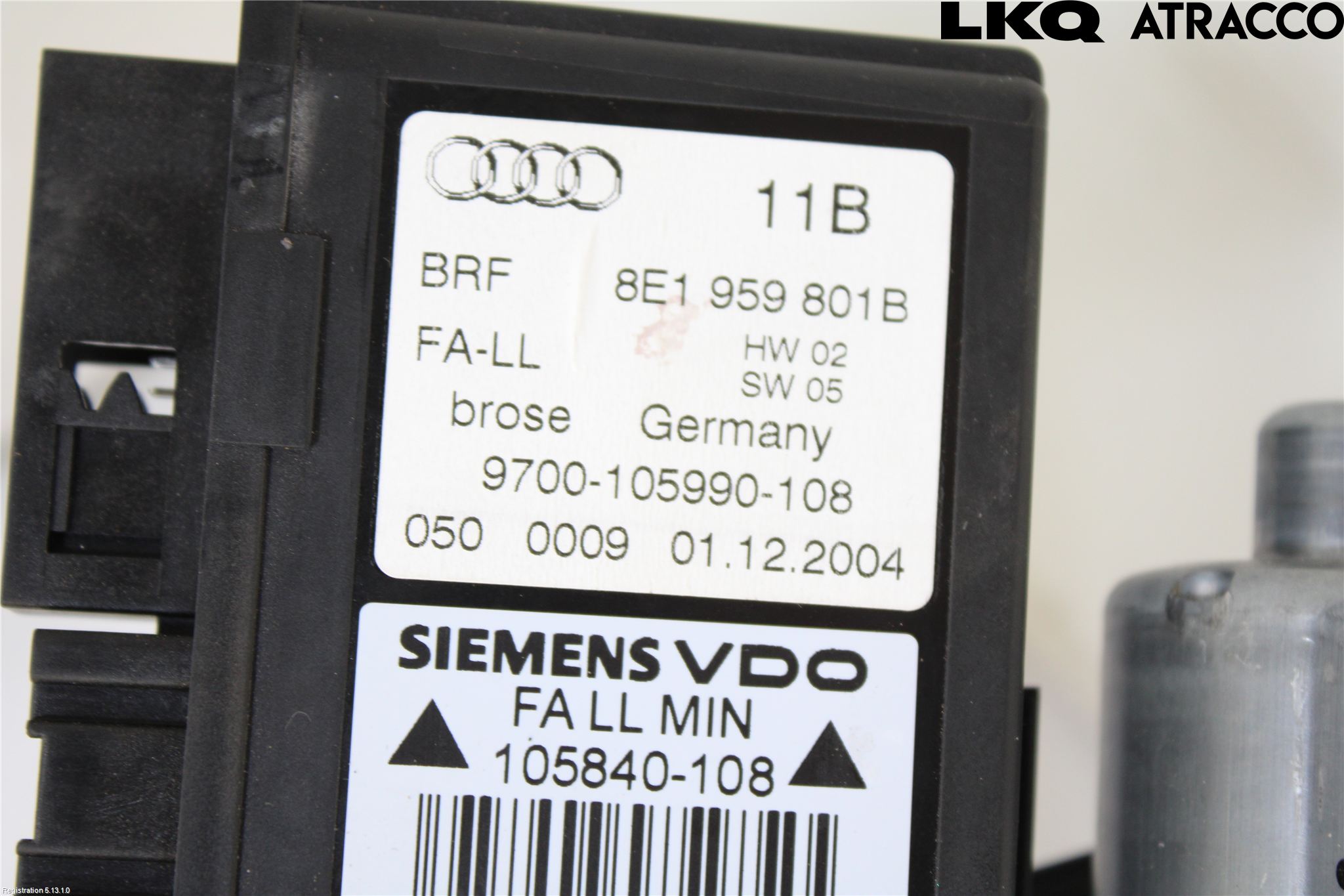 Audi A4/S4 05-07 Vindusheis El Komp