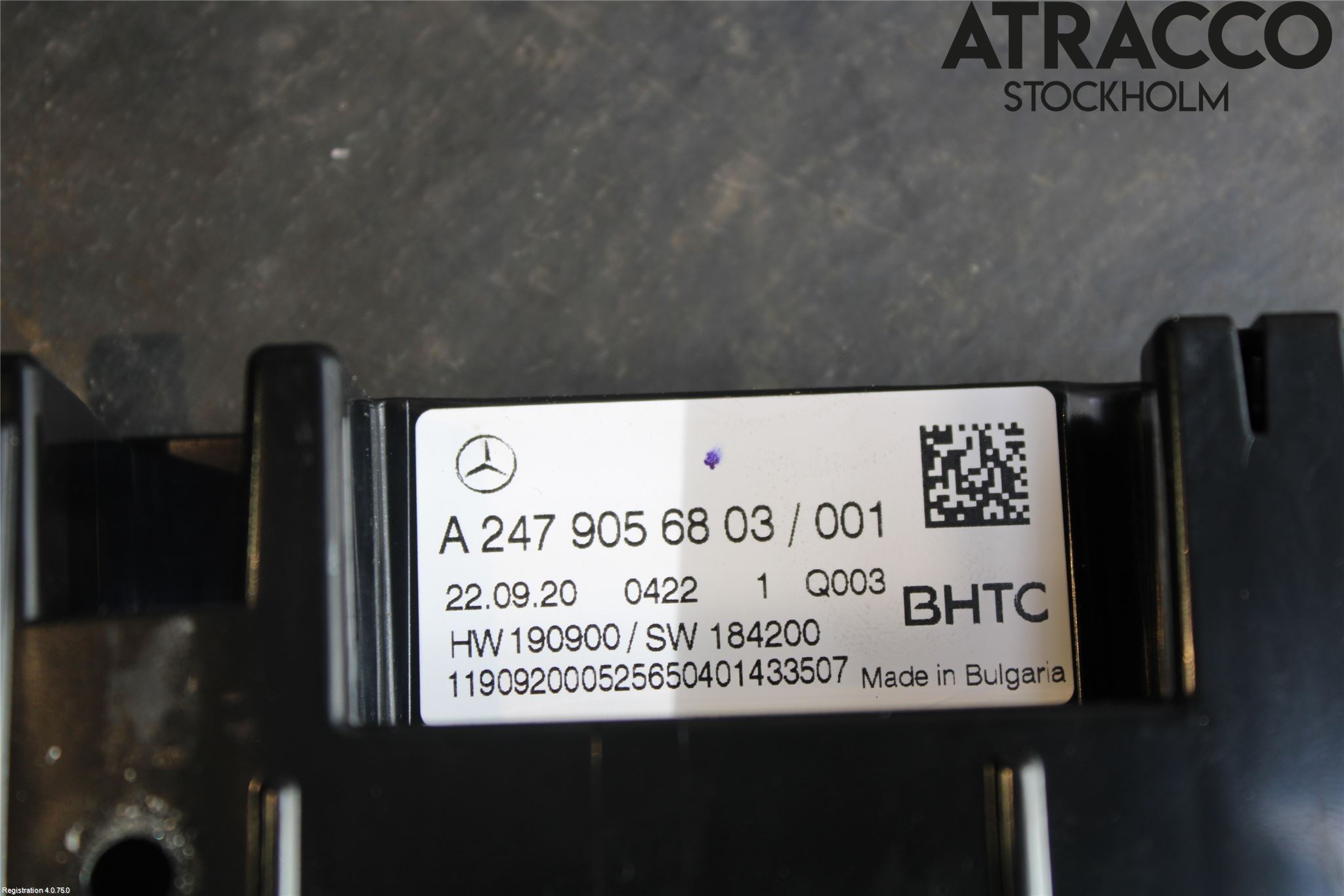 Mercedes-Benz MB A-KLASS (W177) 18- Varme Ac Betjening-Display