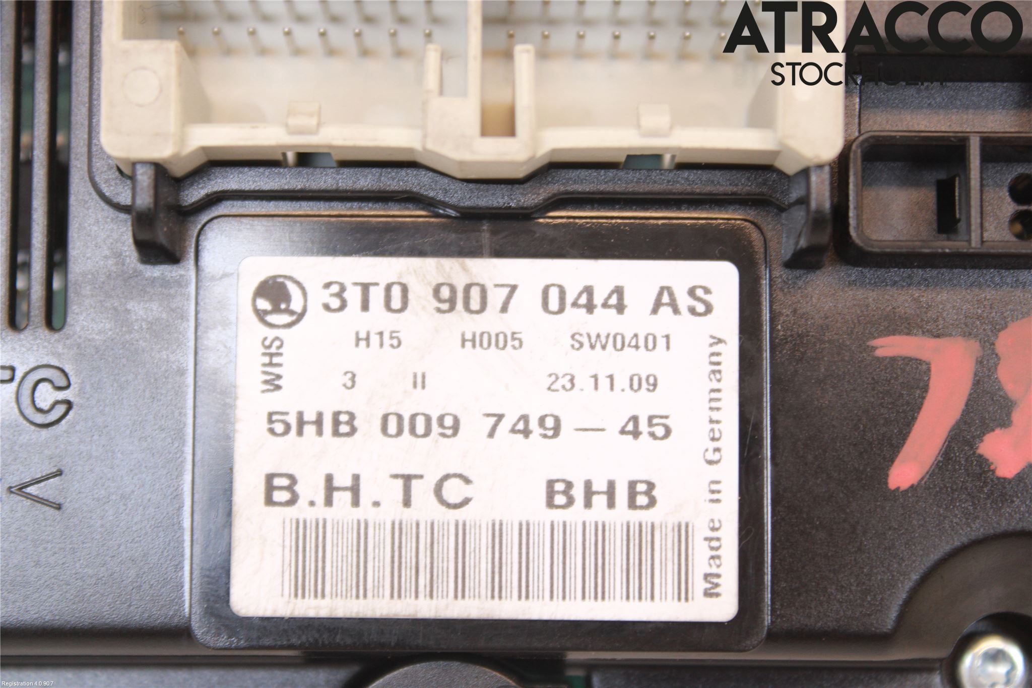 Skoda YETI Varme Ac Betjening-Display