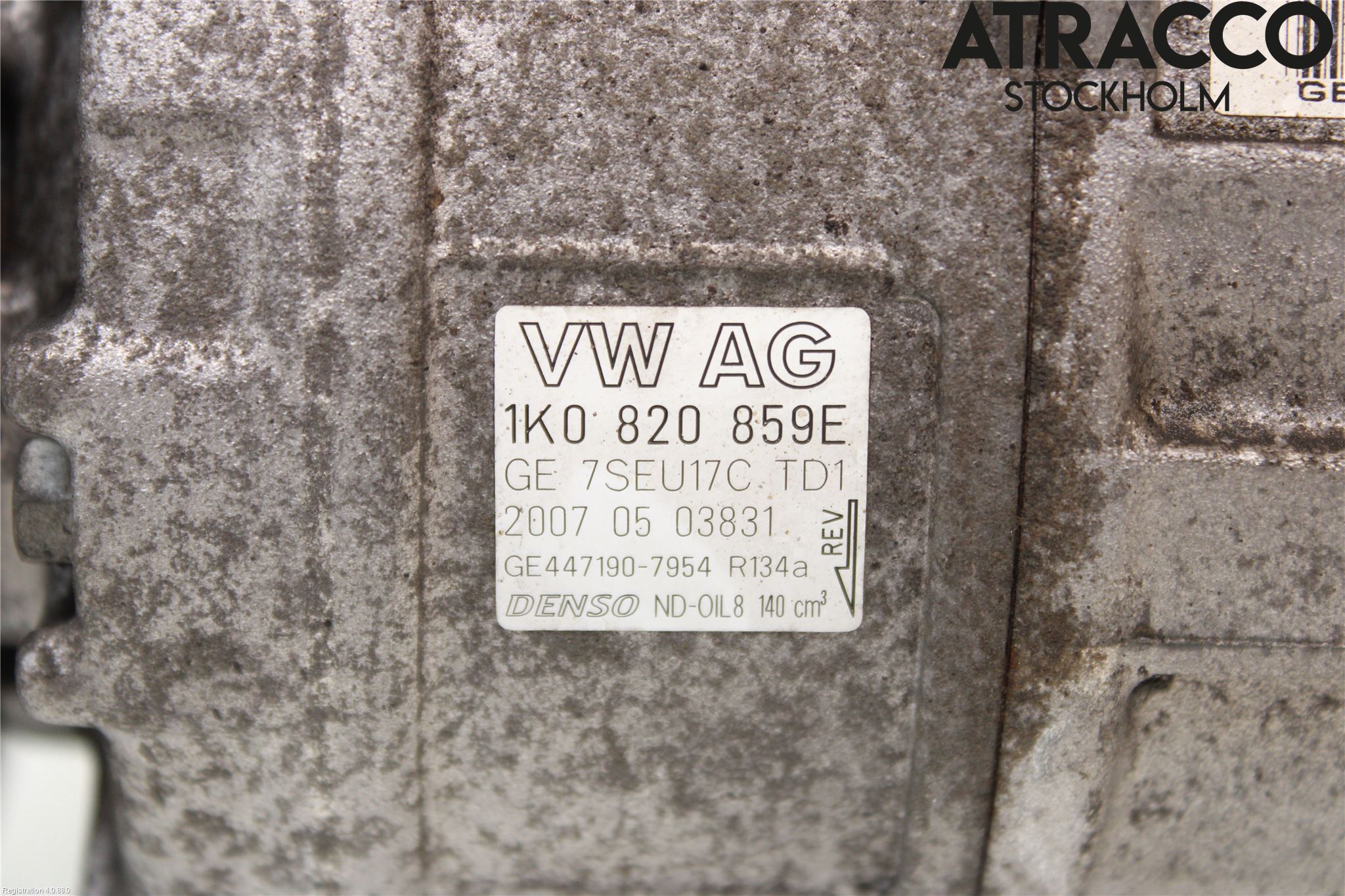 Volkswagen VW GOLF V 04-09 Varme Ac Kompressor